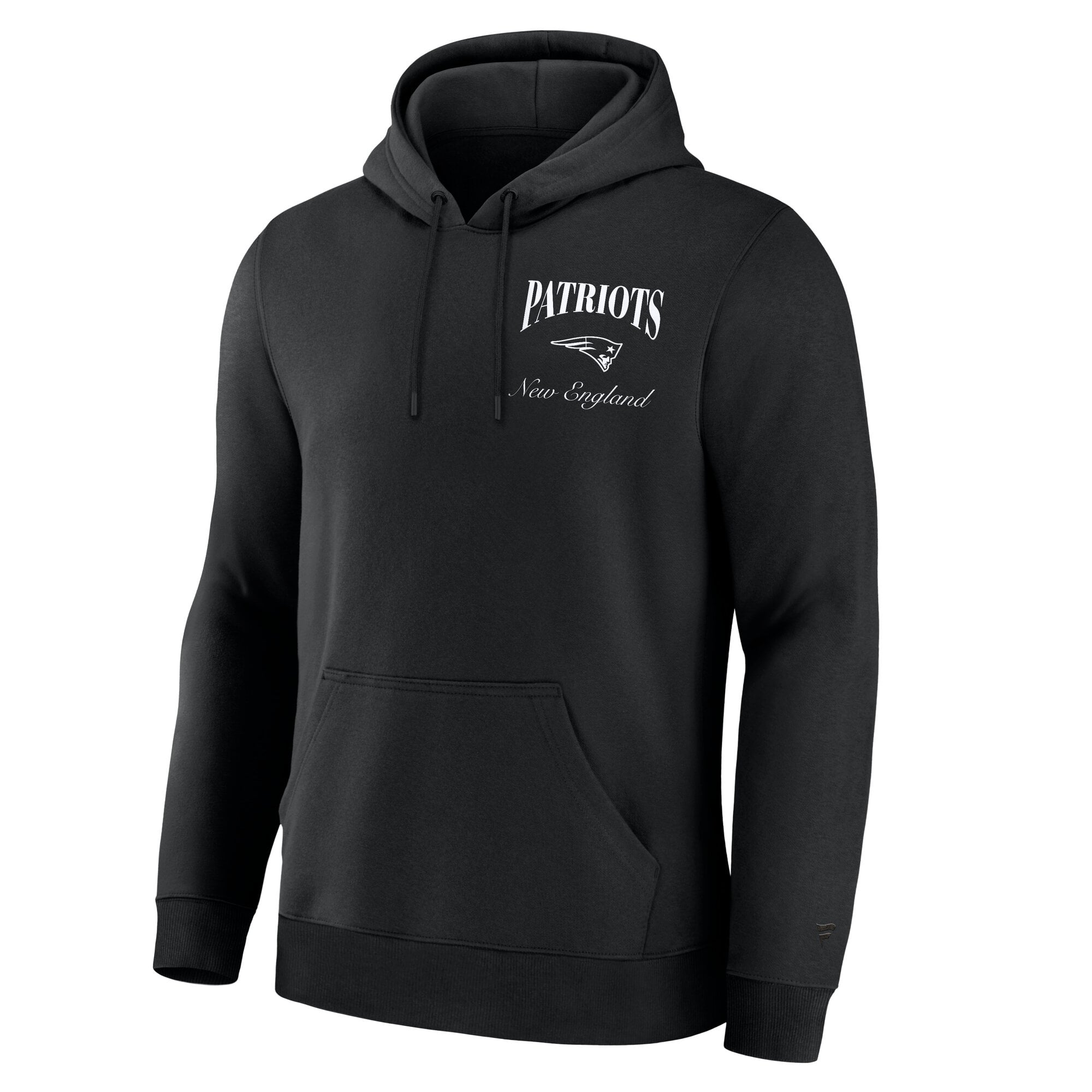 Men's Fanatics Black New England Patriots Nightfall Long Sleeve Fleece Hoodie