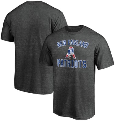 New England Patriots Fanatics Victory Arch T-Shirt - Charcoal