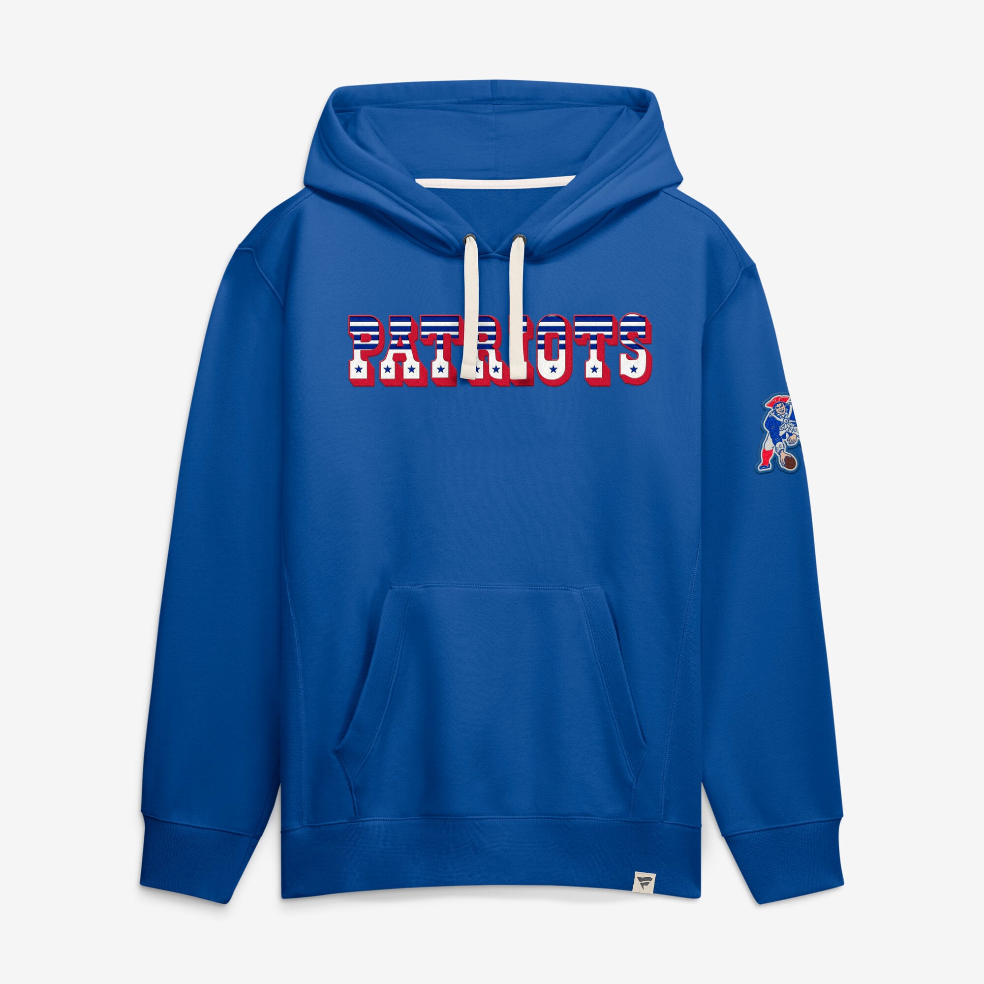 Men's Fanatics Royal New England Patriots Horizons Heritage Pullover Hoodie
