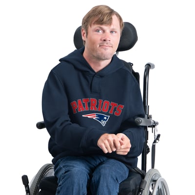 New England Patriots G-III Sports by Carl Banks Adaptive Fleece Hoodie - Navy