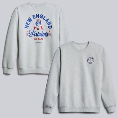  New England Patriots lululemon Retro Steady State Sweatshirt - Heathered Core Ultra Light Grey