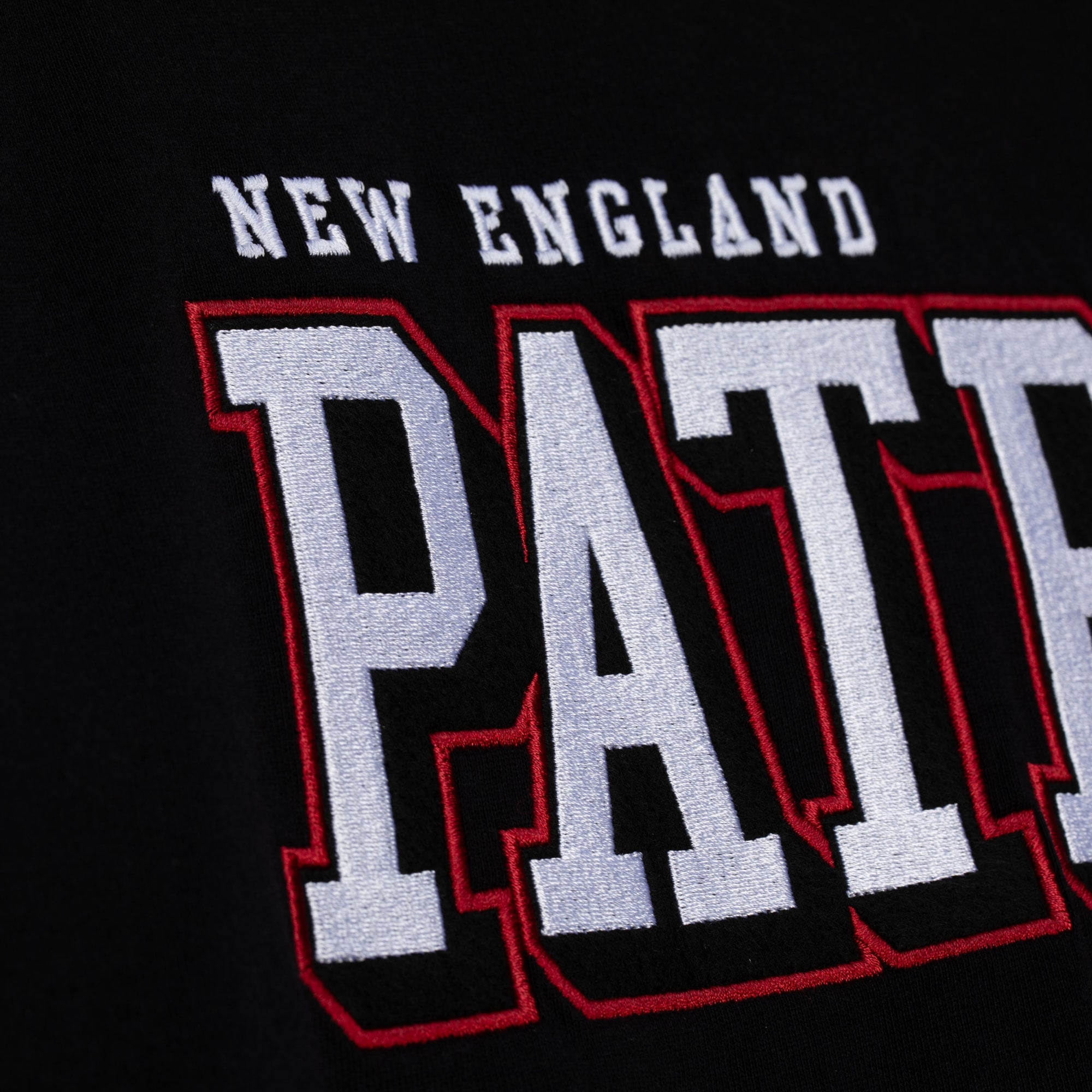 Men's Mitchell & Ness  Black New England Patriots Big Tall Training Camp Long Sleeve T-Shirt