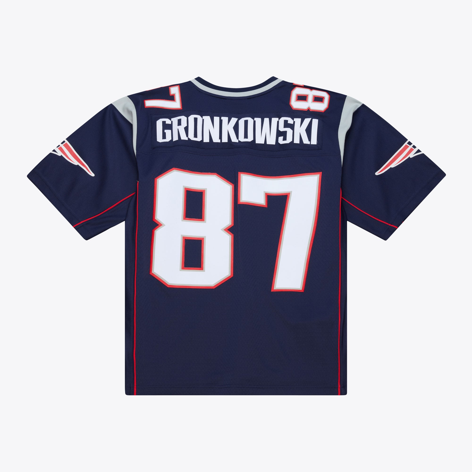 Men's Mitchell & Ness Rob Gronkowski Navy New England Patriots Big Tall 2010 Legacy Retired Player Jersey