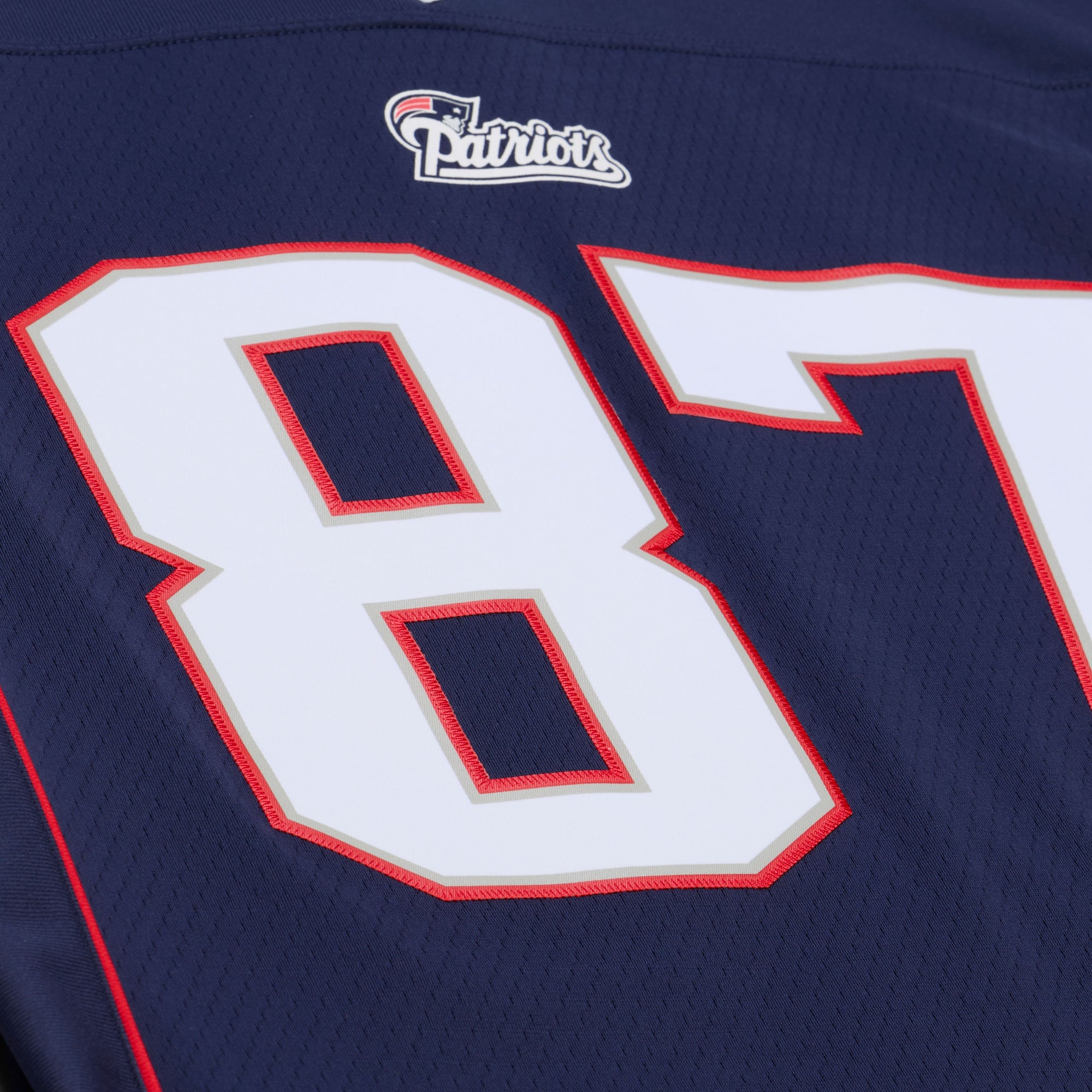 Men's Mitchell & Ness Rob Gronkowski Navy New England Patriots Big Tall 2010 Legacy Retired Player Jersey
