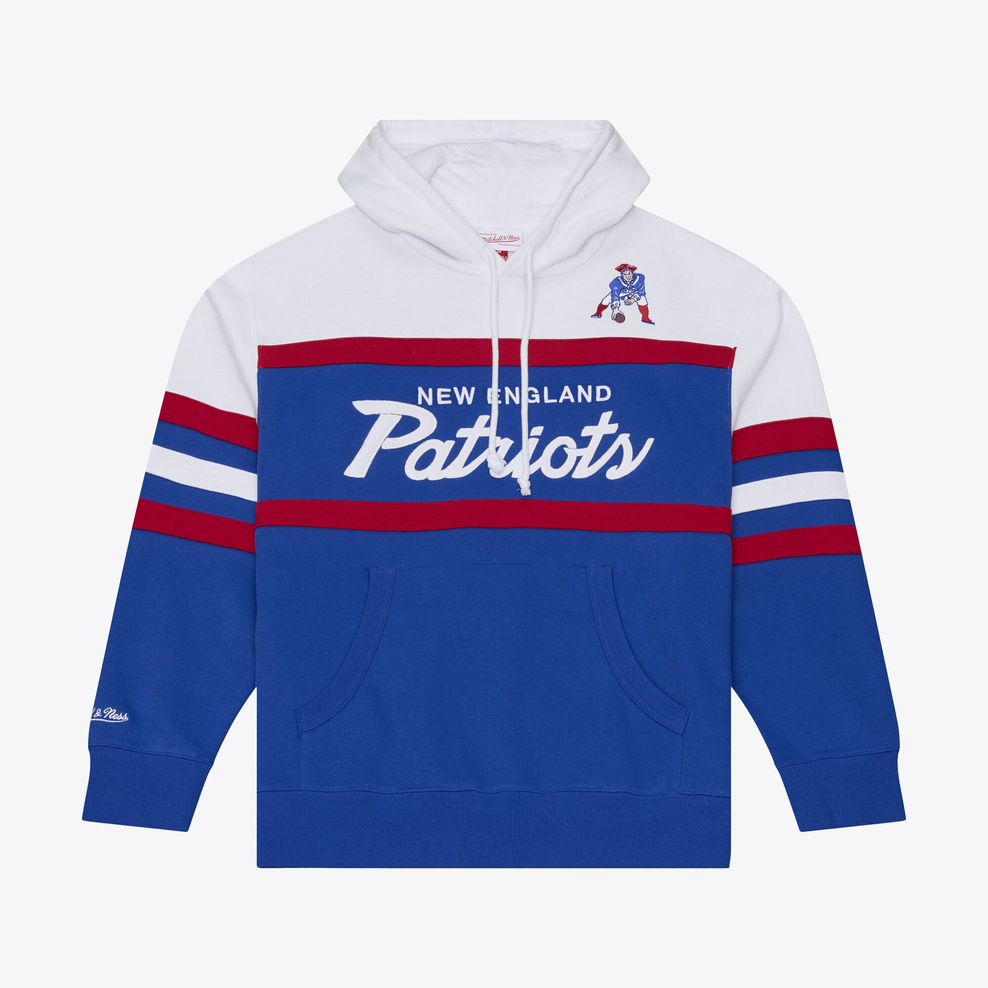 Men's Mitchell & Ness Royal New England Patriots Head Coach Hoodie