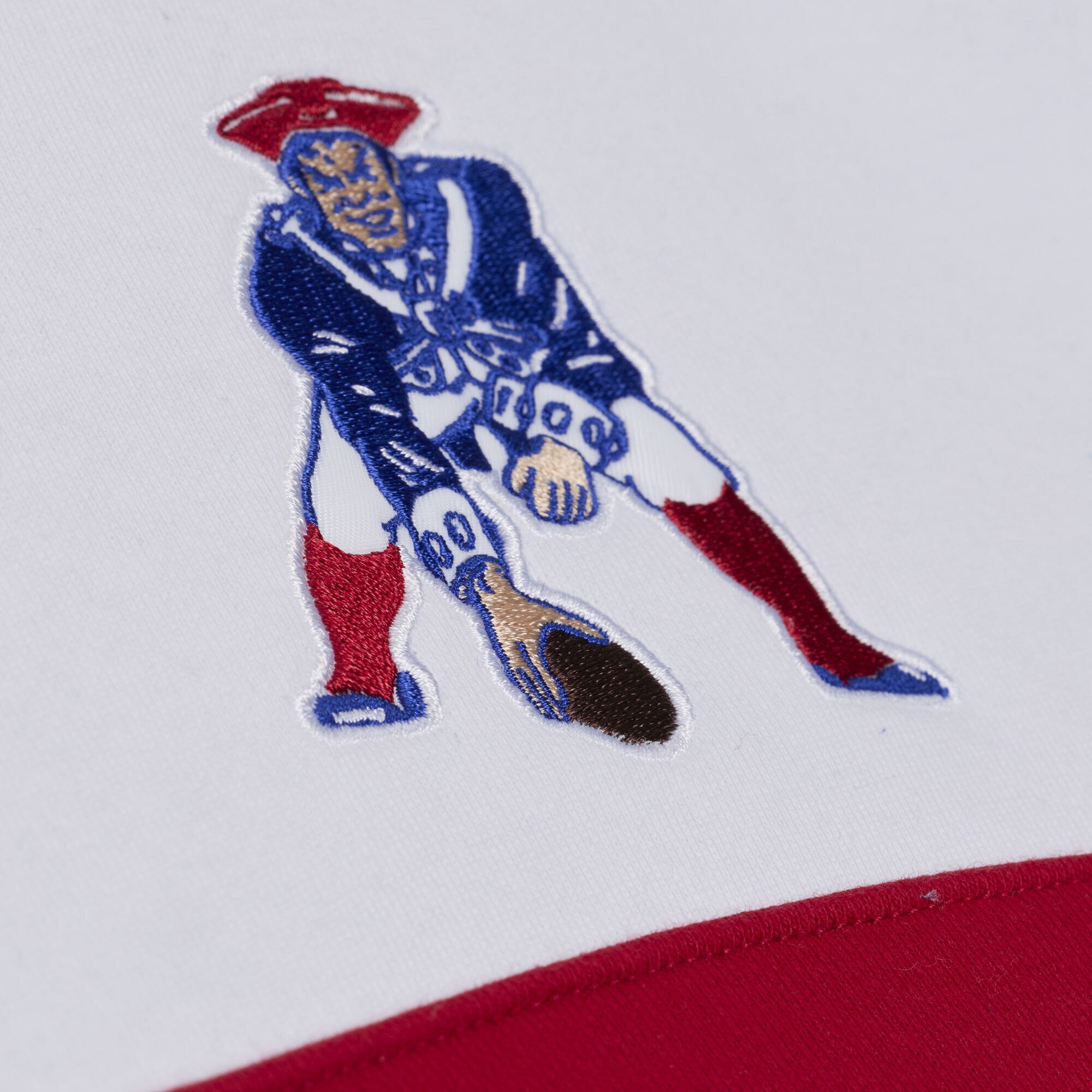Men's Mitchell & Ness Royal New England Patriots Head Coach Hoodie