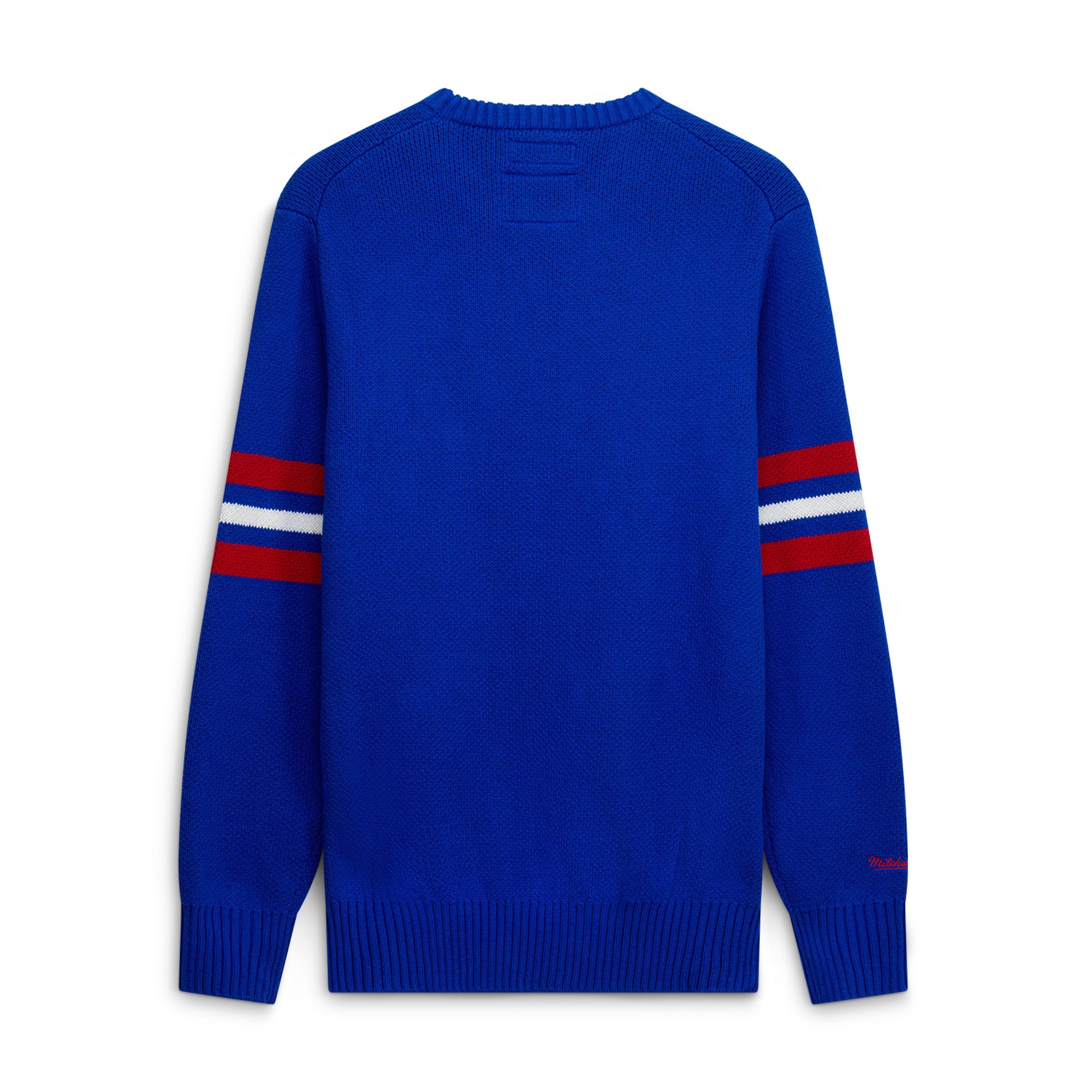 Men's Mitchell & Ness Royal New England Patriots Head Coach Sweater