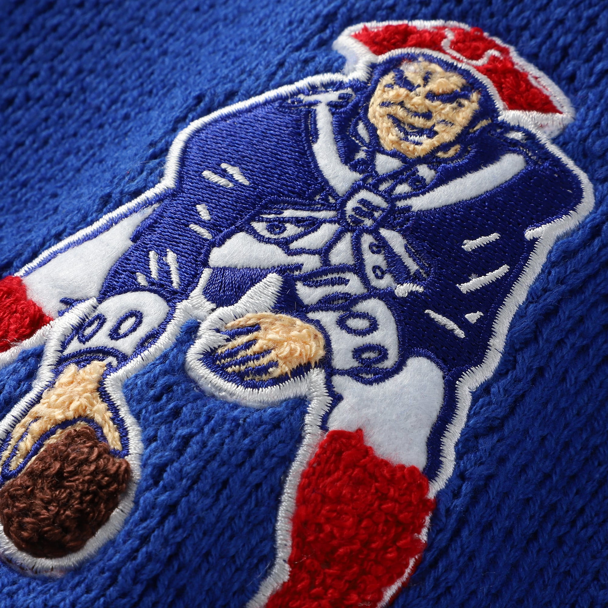Men's Mitchell & Ness Royal New England Patriots Head Coach Sweater