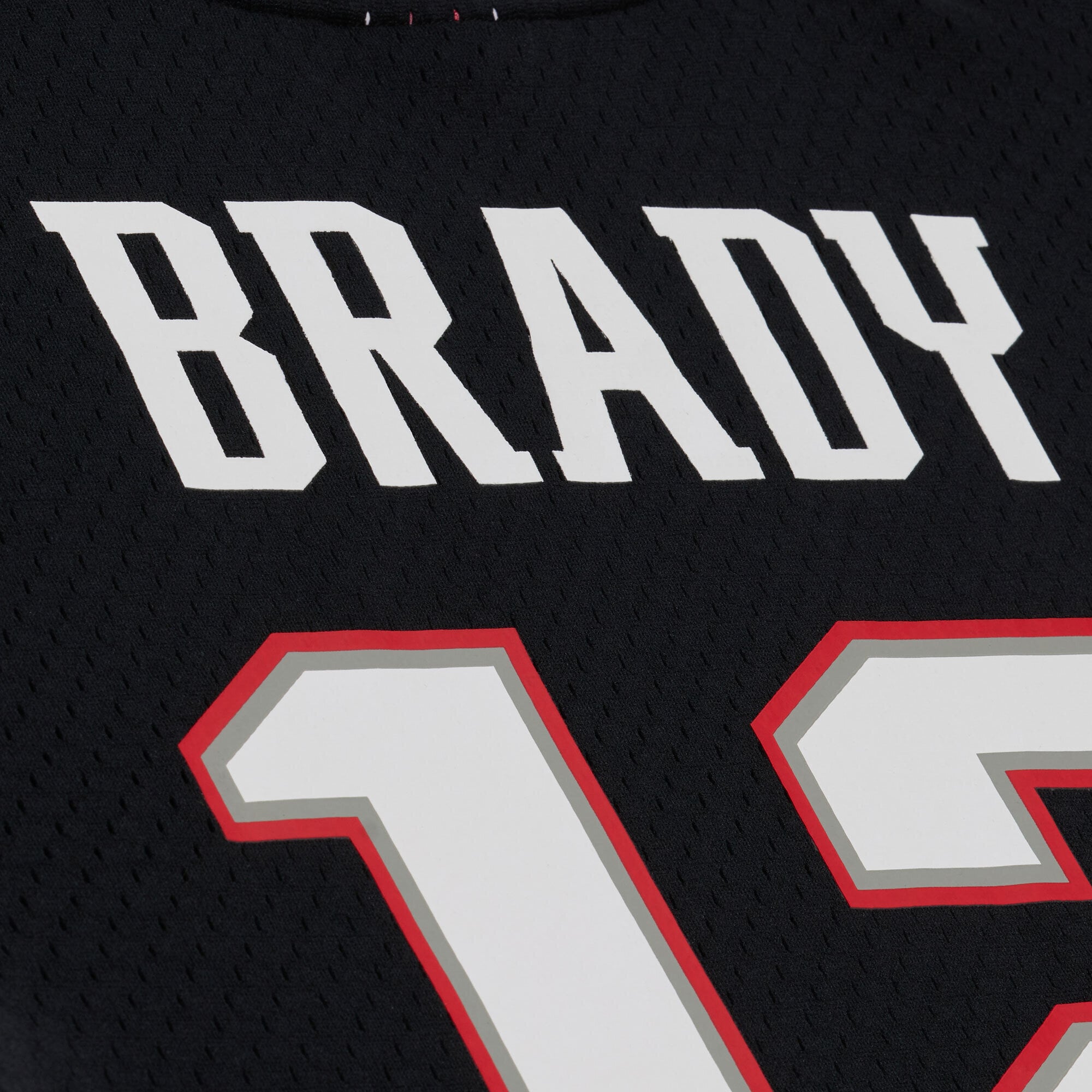 Men's Mitchell & Ness Tom Brady Navy New England Patriots Retired Player Name Number Mesh Top