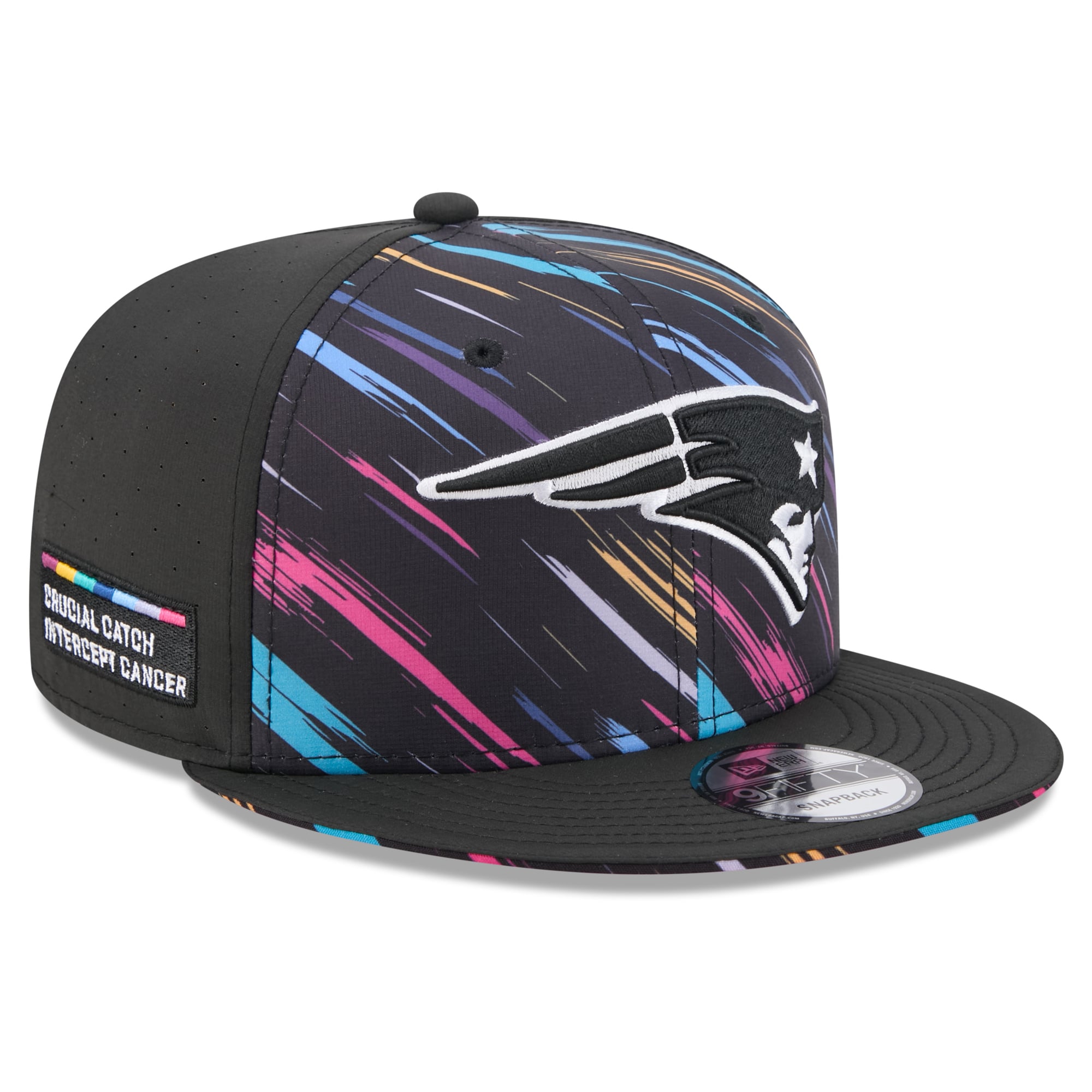 Men's New Era Black New England Patriots 2026 NFL Crucial Catch 9FIFTY Snapback Hat