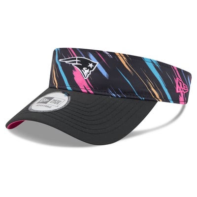 New England Patriots New Era 2026 NFL Crucial Catch Adjustable Visor - Black