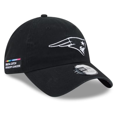 New England Patriots New Era 2026 NFL Crucial Catch Casual Classic Adjustable Hat - Black