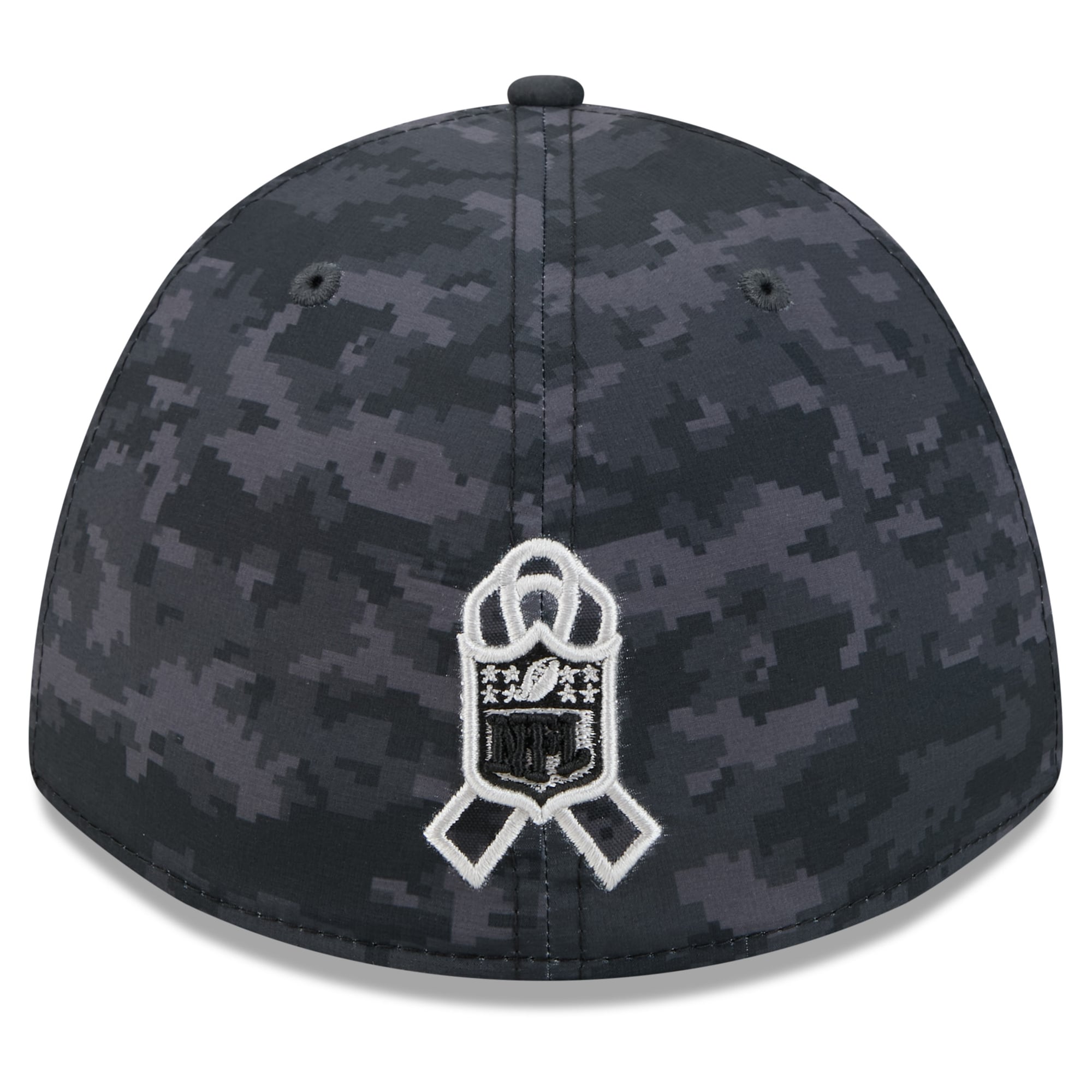 Men's New Era Black England Patriots 2026 Salute To Service 39THIRTY M-Crown Stretch Hat