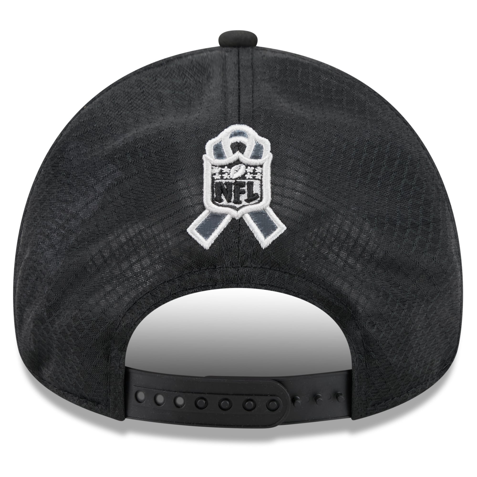Men's New Era Black New England Patriots 2026 Salute To Service Apex 9FORTY Adjustable Trucker Hat