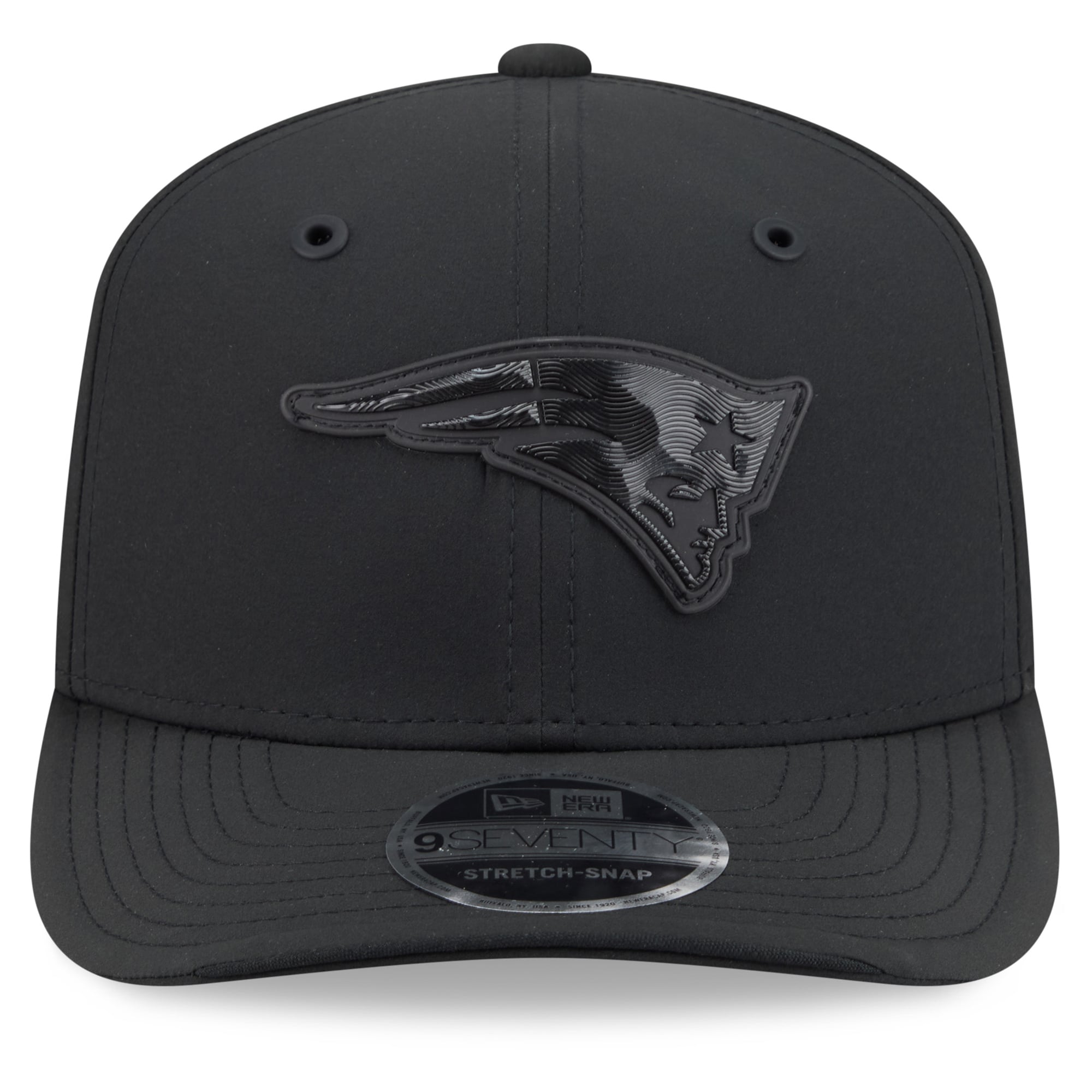 Men's New Era Black New England Patriots 2026 Sideline 9SEVENTY Adjustable Hat