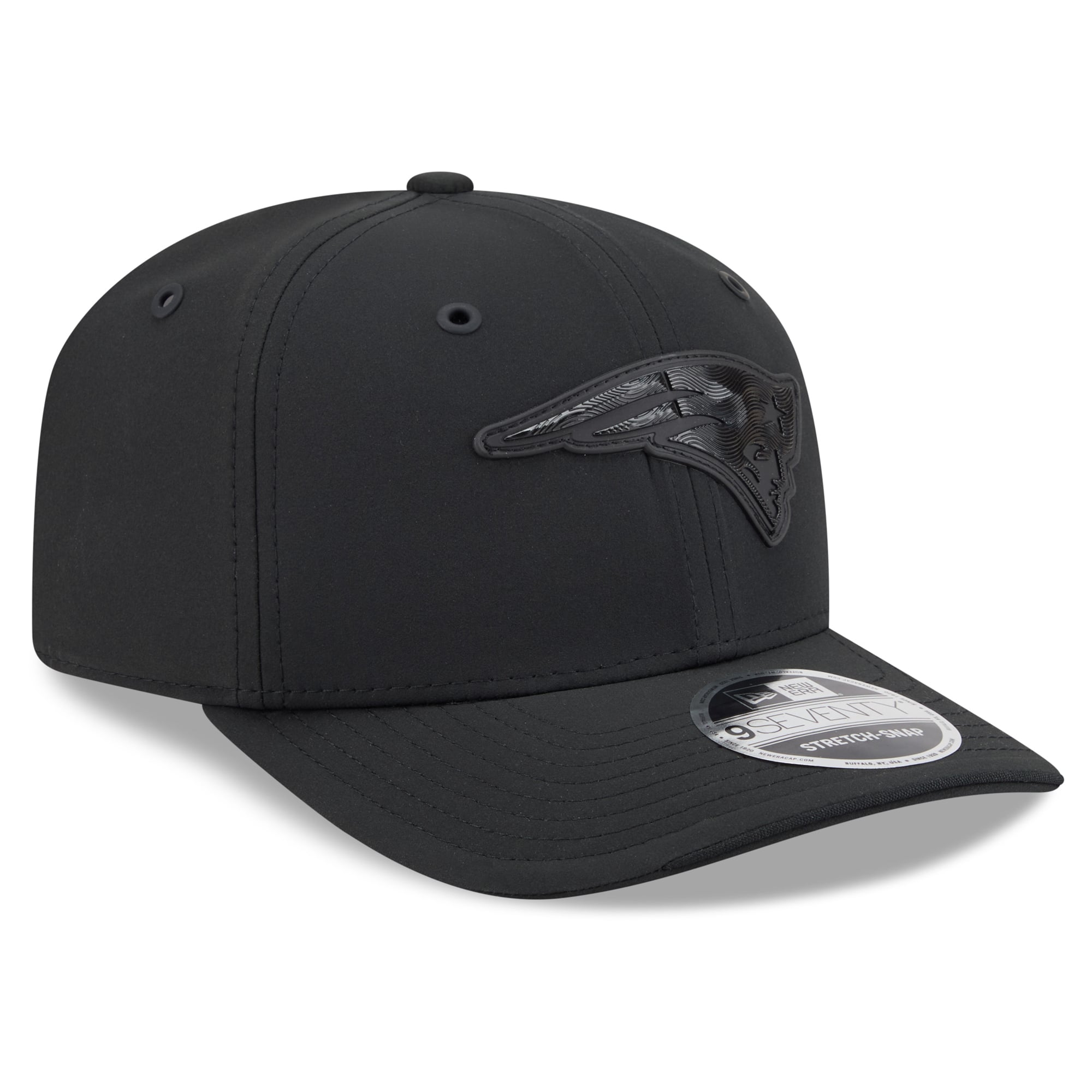 Men's New Era Black New England Patriots 2026 Sideline 9SEVENTY Adjustable Hat