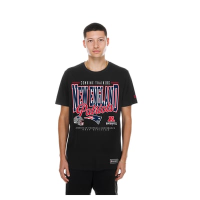 New England Patriots New Era Combine Authentic T-Shirt - Black