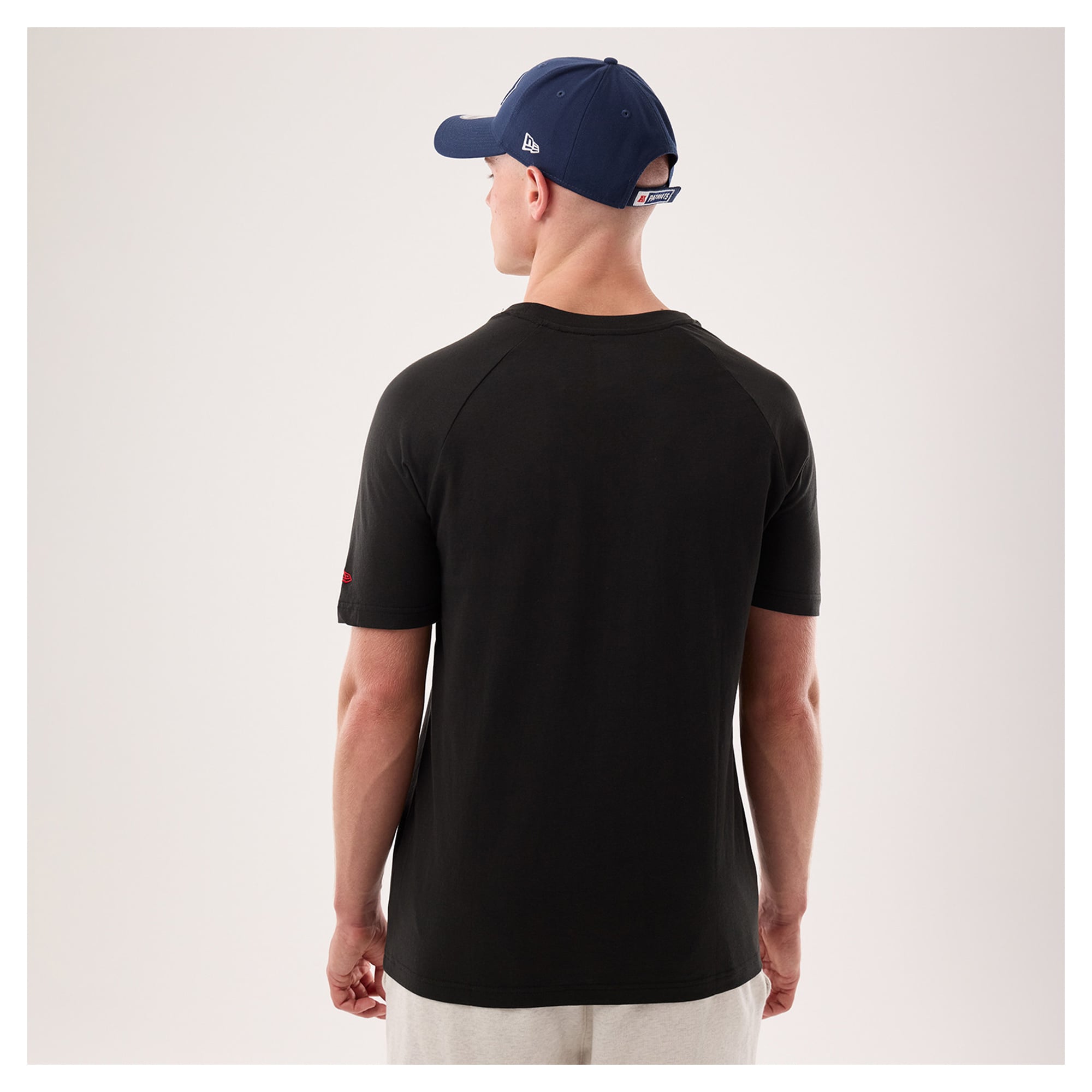 Men's New Era Black England Patriots Functional Fandom T-Shirt