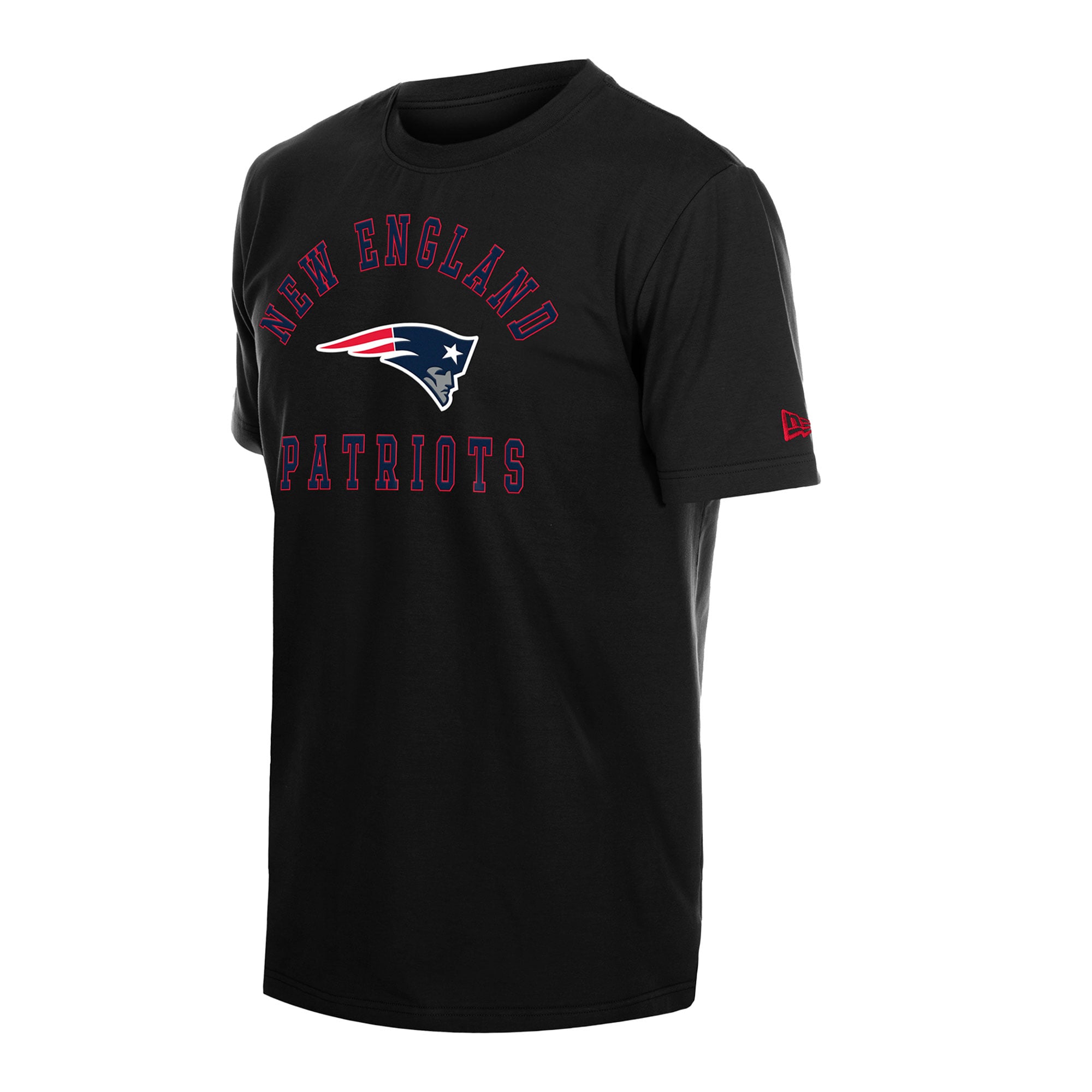 Men's New Era Black England Patriots Functional Fandom T-Shirt