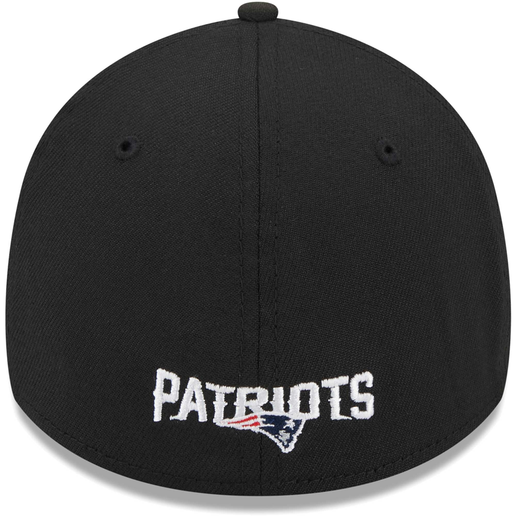 Casquette flexible principale 39THIRTY des New England Patriots Era noire pour hommes