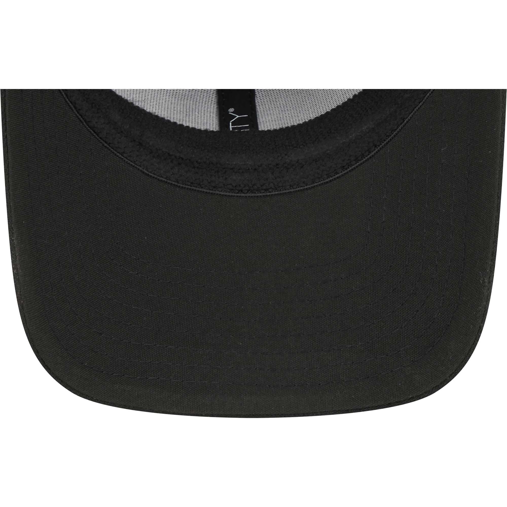 Men's New Era Black England Patriots Throwback Main 39THIRTY Flex Hat