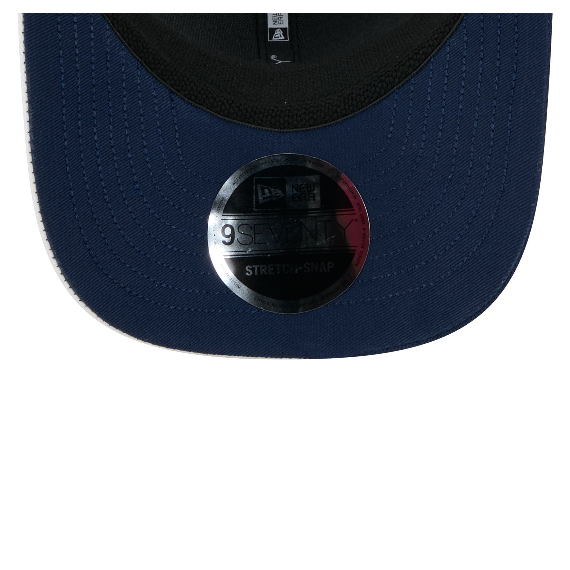 Men's New Era Black/White New England Patriots Fan 9SEVENTY Adjustable Hat
