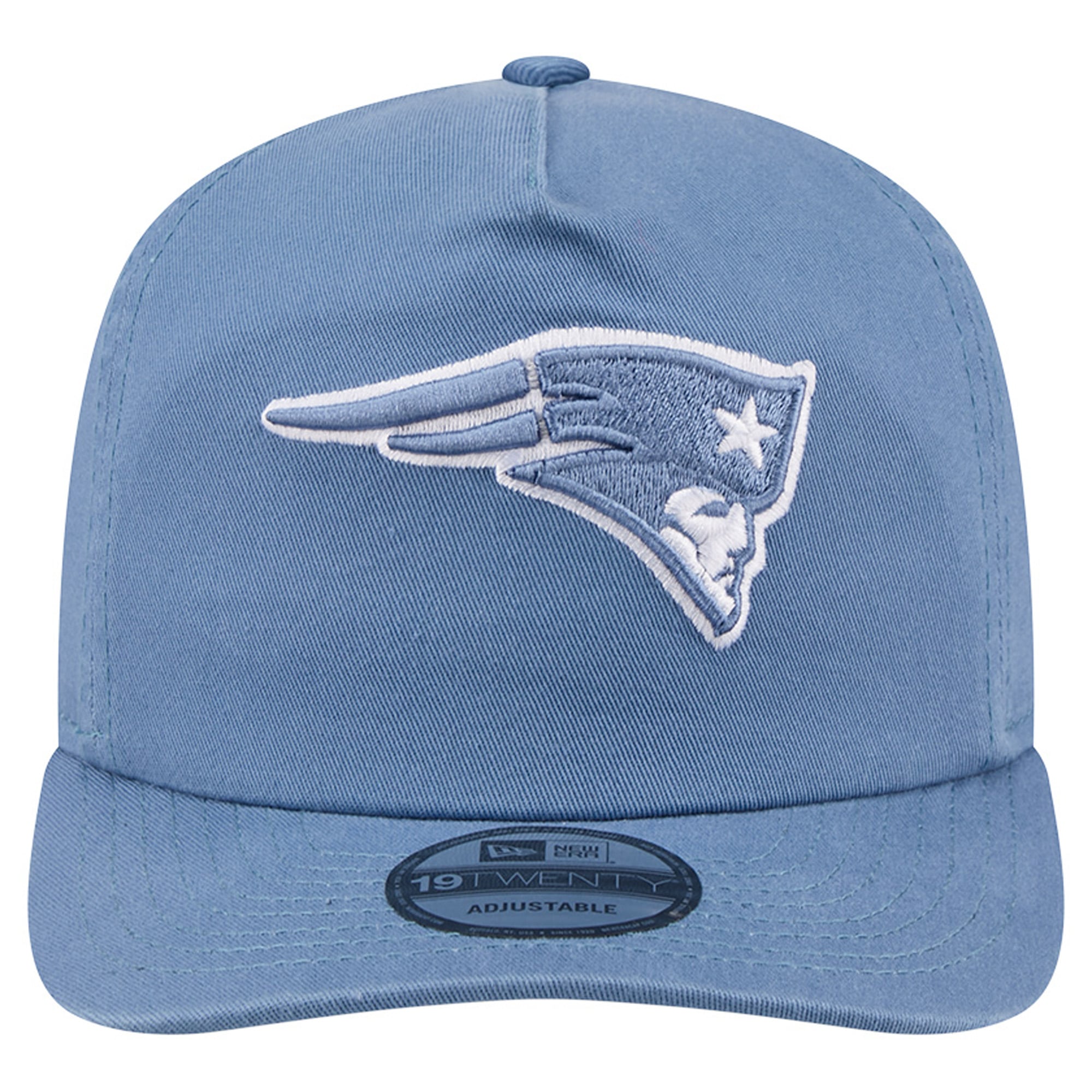 Casquette ajustable New Era bleue New England Patriots 19TWENTY pour homme