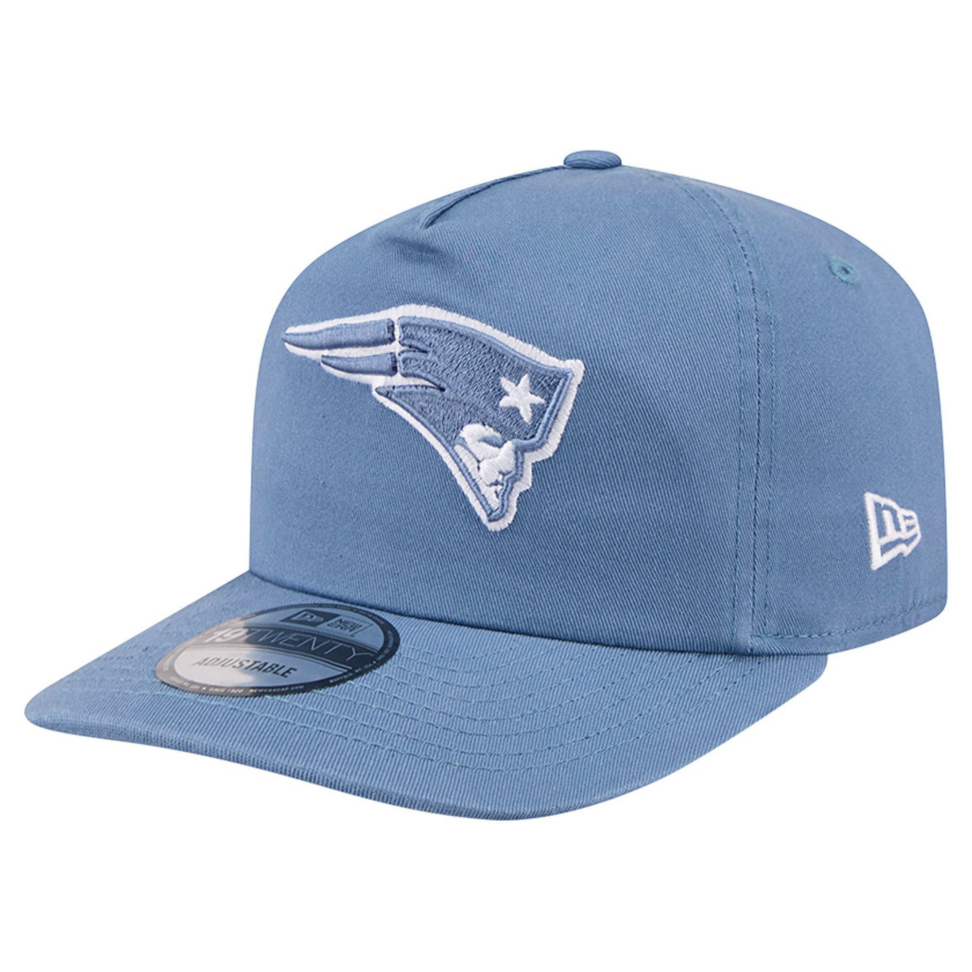 Casquette ajustable New Era bleue New England Patriots 19TWENTY pour homme