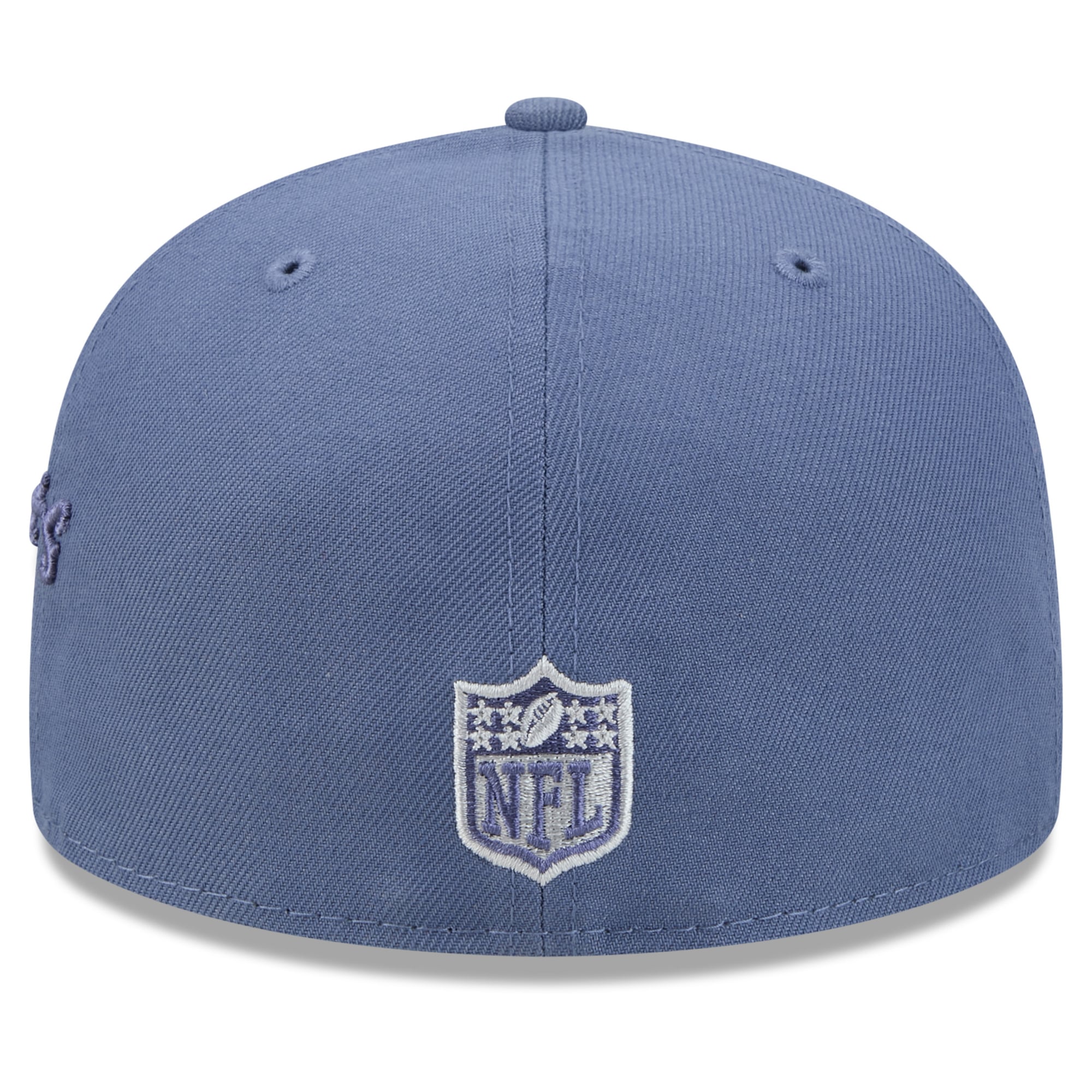 Men's New Era Blue England Patriots Rivalries Collection Fan Pack Side Script 59FIFTY Fitted Hat