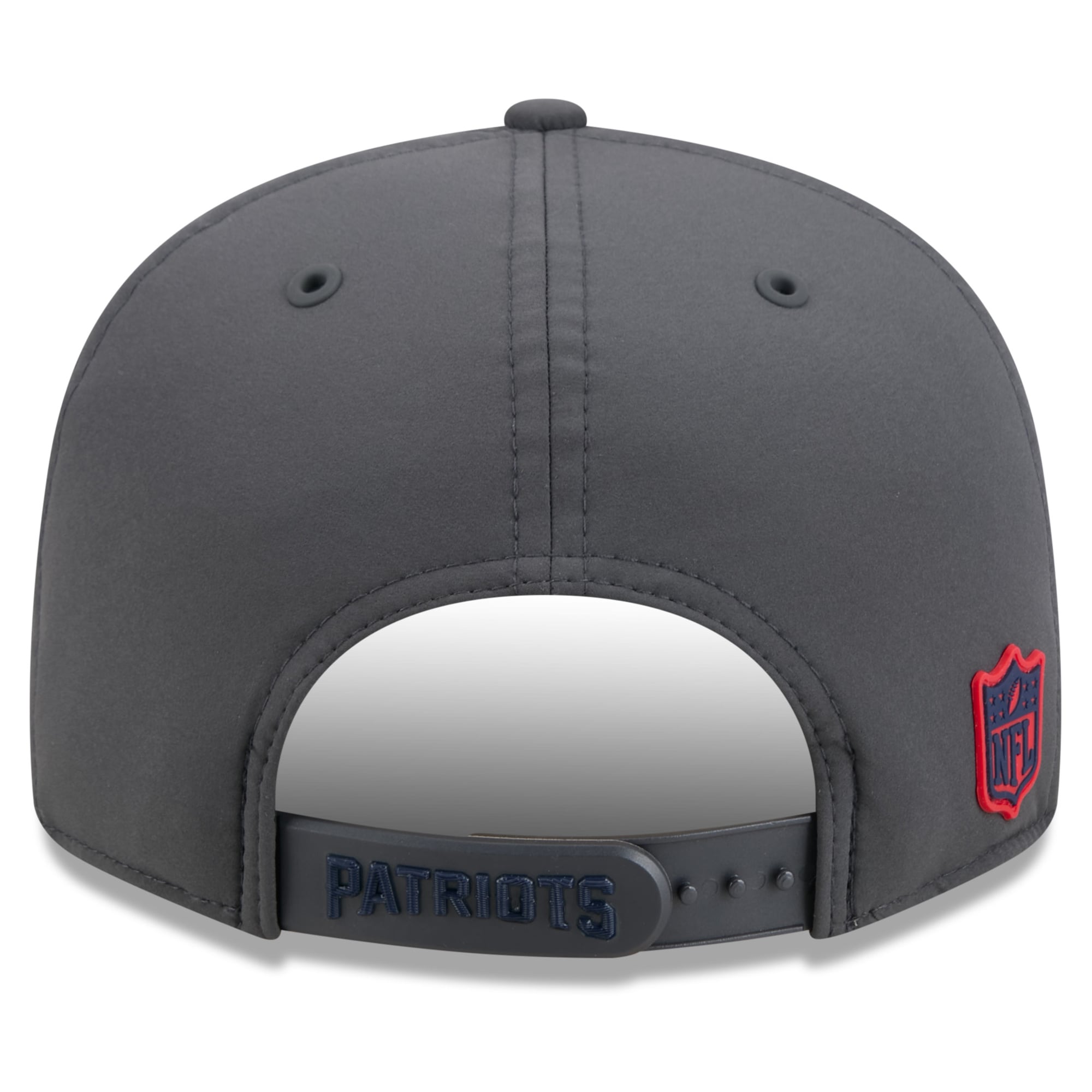 Casquette snapback New Era 9FIFTY pour homme, couleur anthracite, New England Patriots 2026, idéale pour les temps froids.