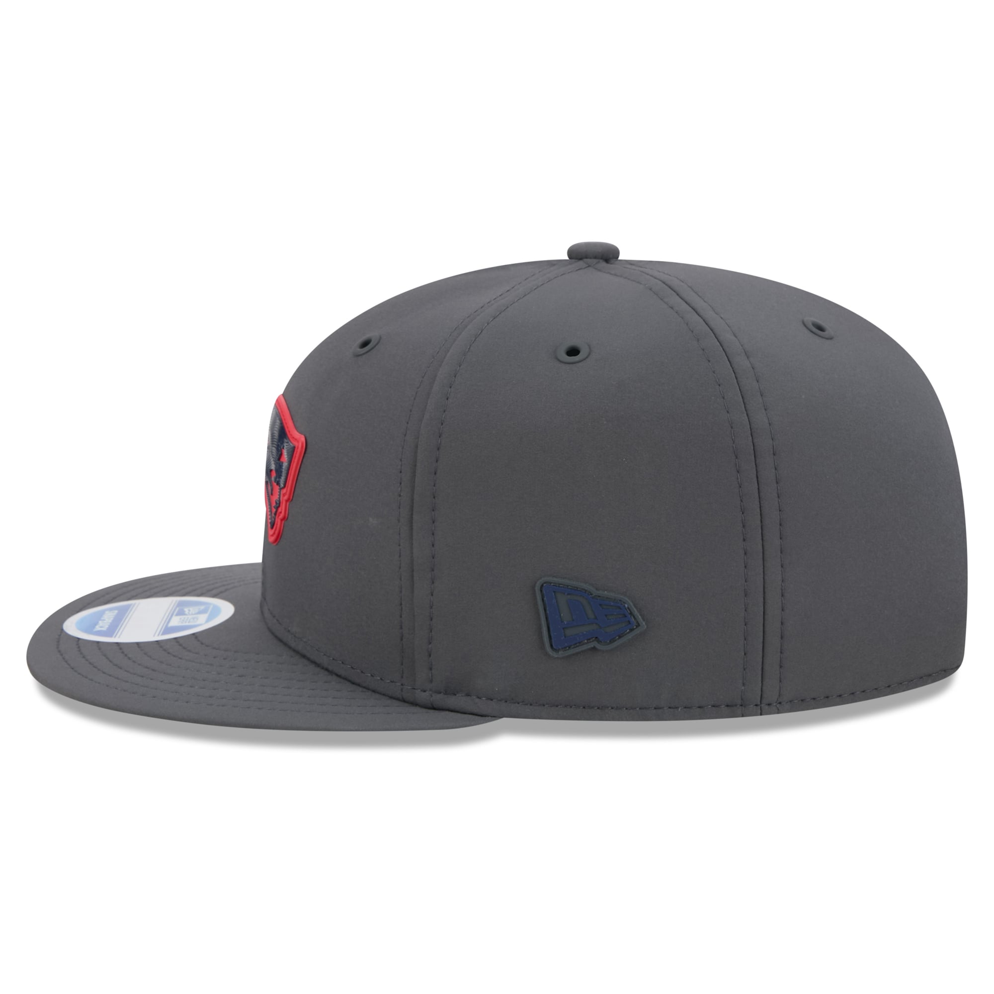 Casquette snapback New Era 9FIFTY pour homme, couleur anthracite, New England Patriots 2026, idéale pour les temps froids.