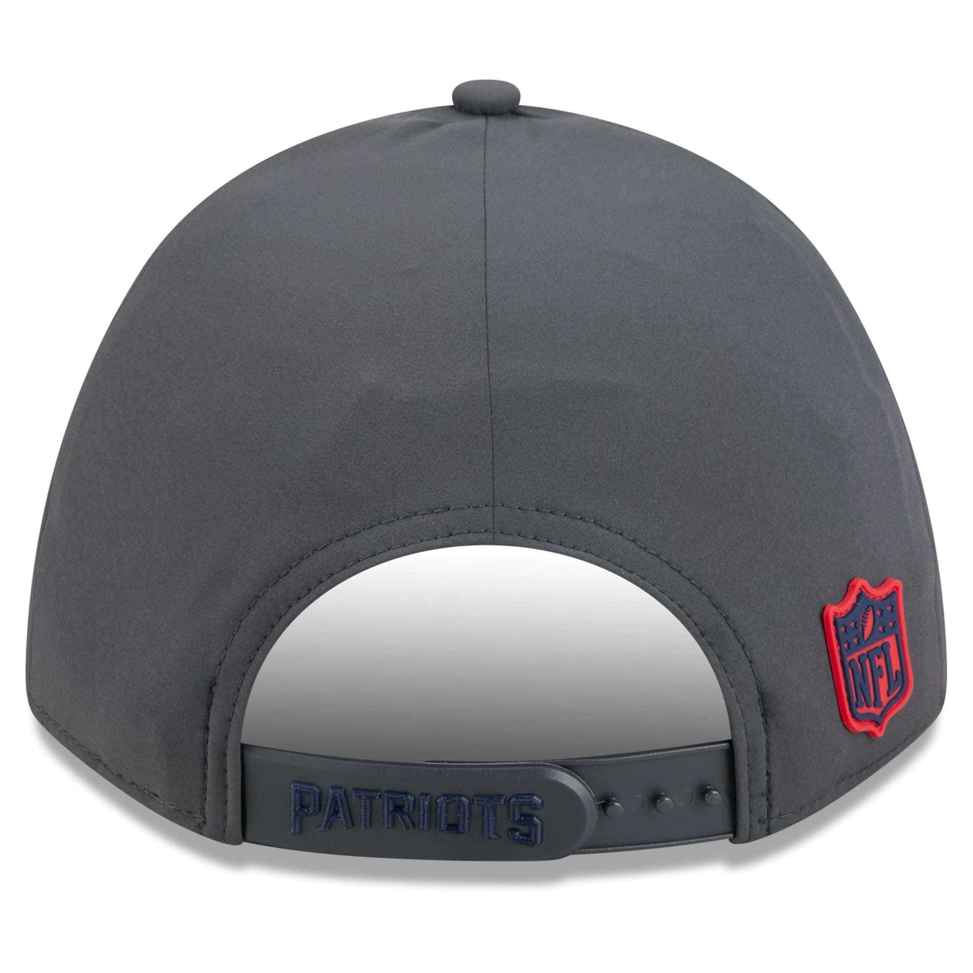 Casquette ajustable New Era 9FORTY M-Crown pour homme, couleur anthracite, New England Patriots 2026, idéale pour les temps froids.