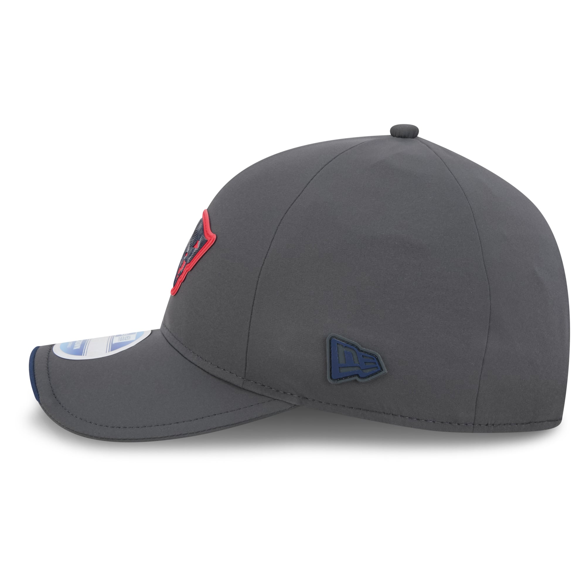 Casquette ajustable New Era 9FORTY M-Crown pour homme, couleur anthracite, New England Patriots 2026, idéale pour les temps froids.