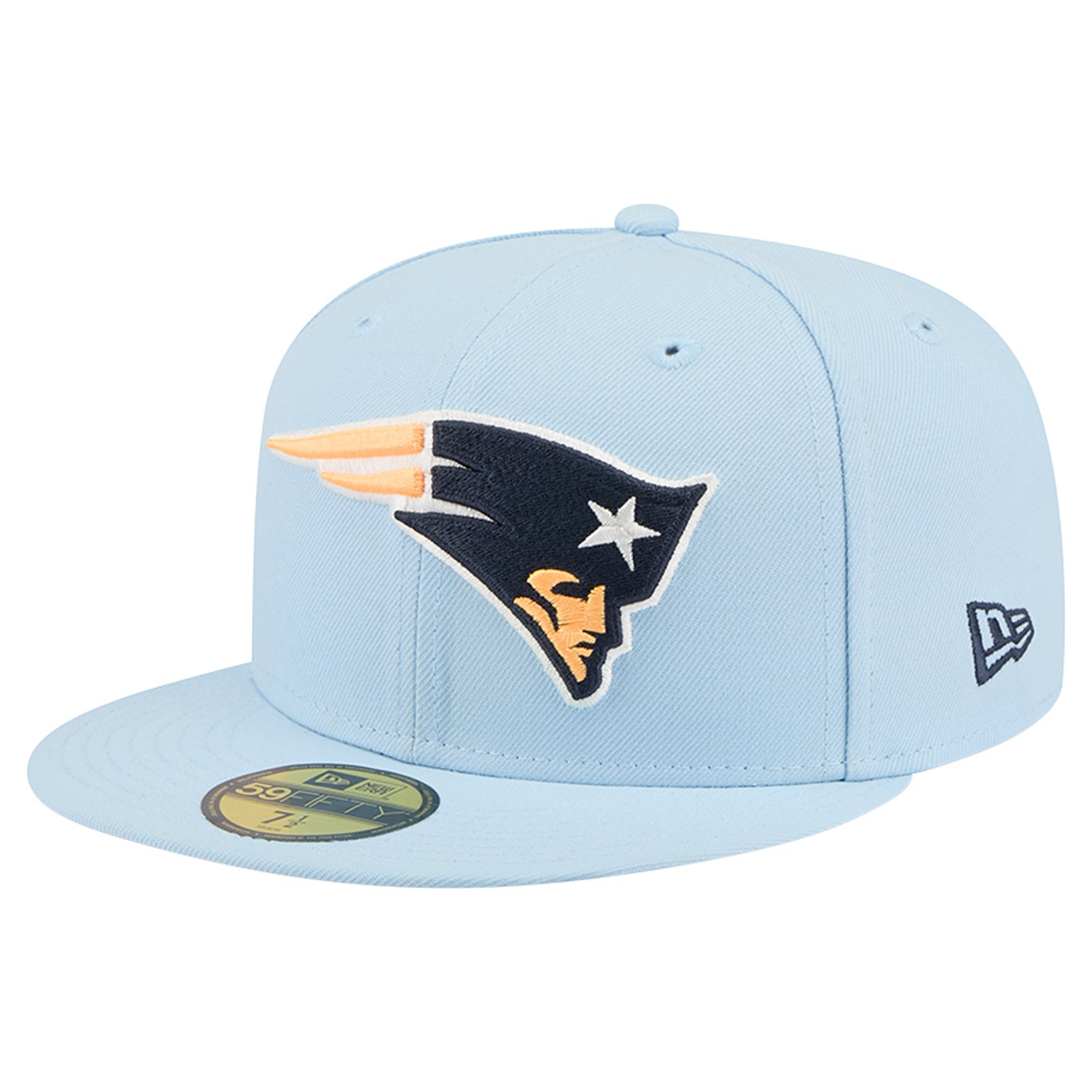 Casquette ajustée New Era Coastal Blue England Patriots 59FIFTY pour homme