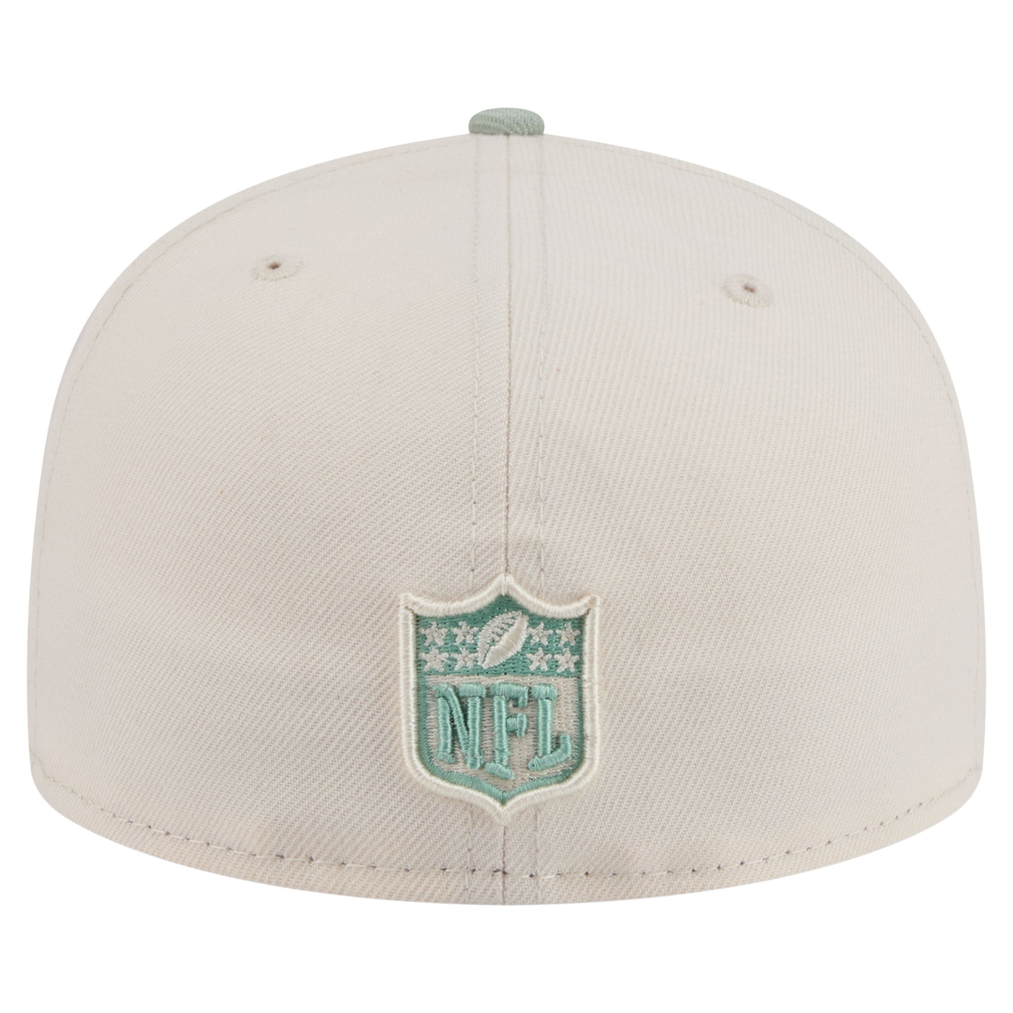 Casquette ajustée New Era 59FIFTY pour homme, coloris crème/vert clair, England Patriots