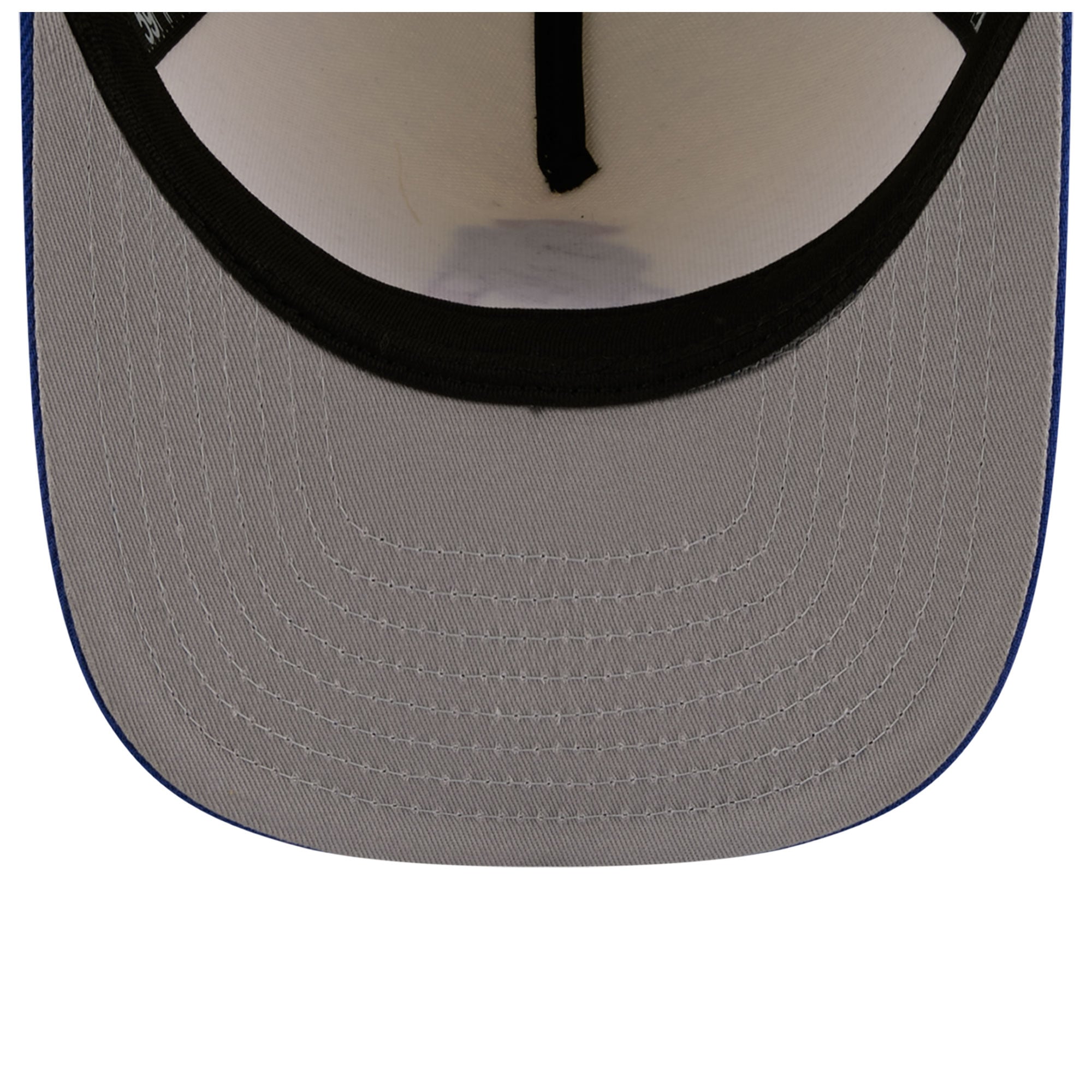 Men's New Era Cream/Royal England Patriots Throwback A-Frame 59FIFTY Fitted Hat