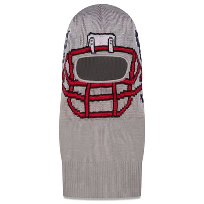 New England Patriots New Era Helmet Knit Balaclava - Gray