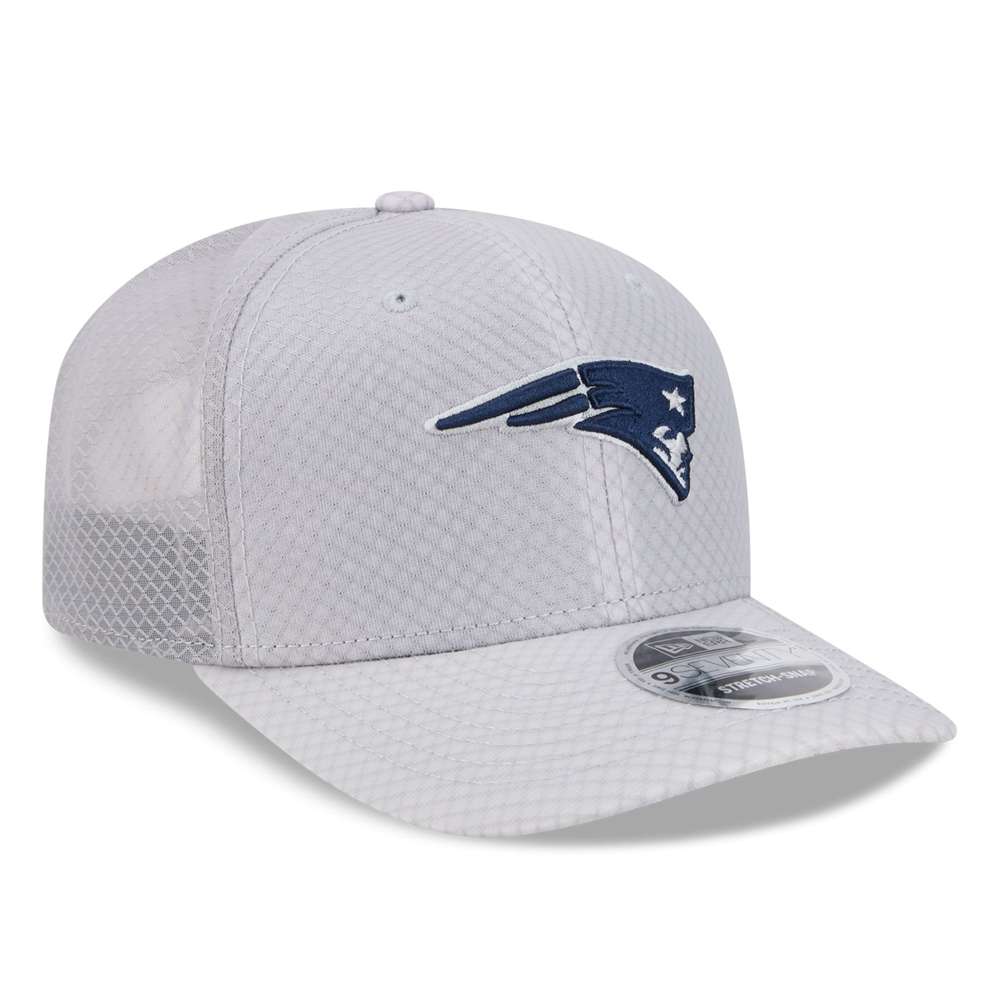 Casquette ajustable New Era grise New England Patriots 9SEVENTY pour homme