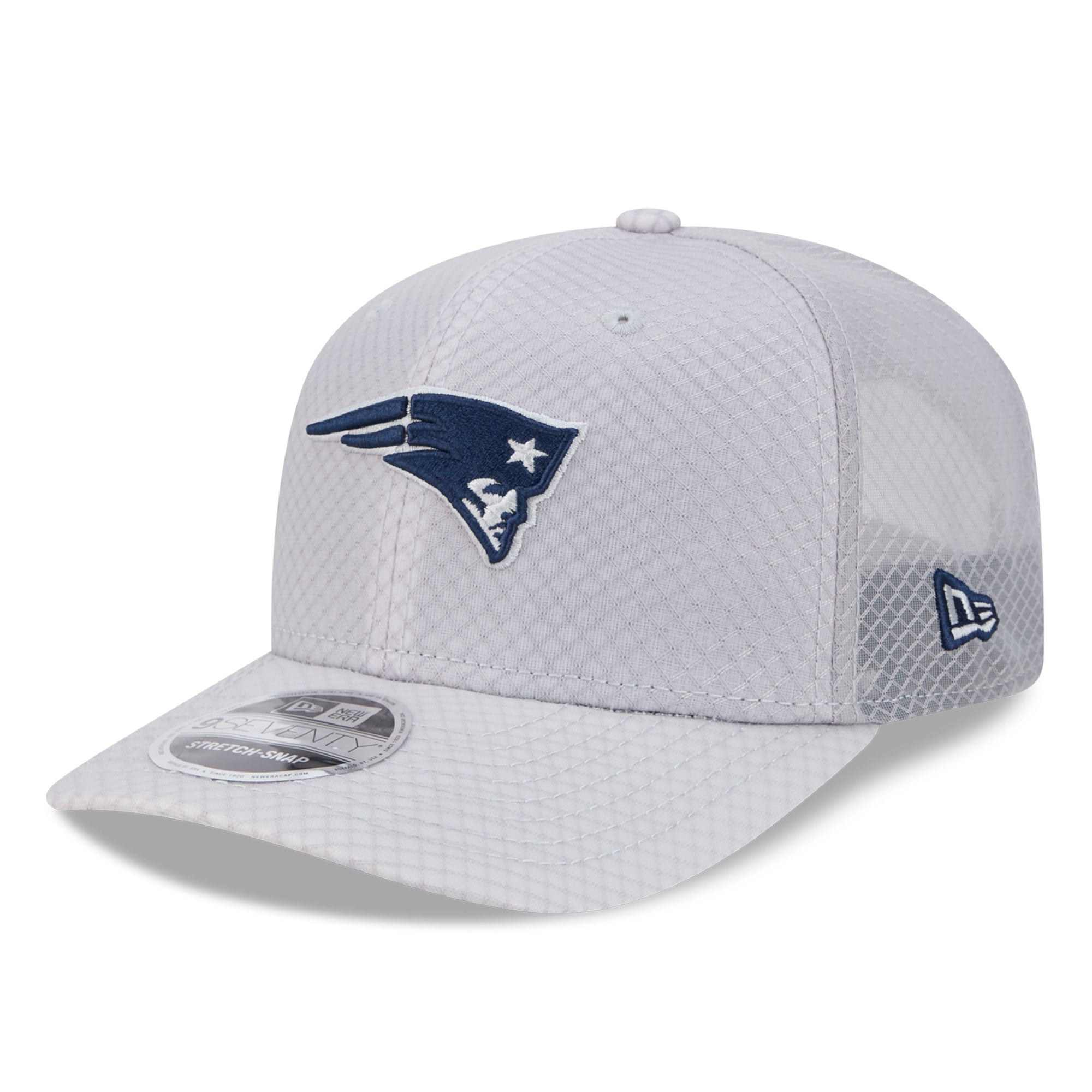 Casquette ajustable New Era grise New England Patriots 9SEVENTY pour homme