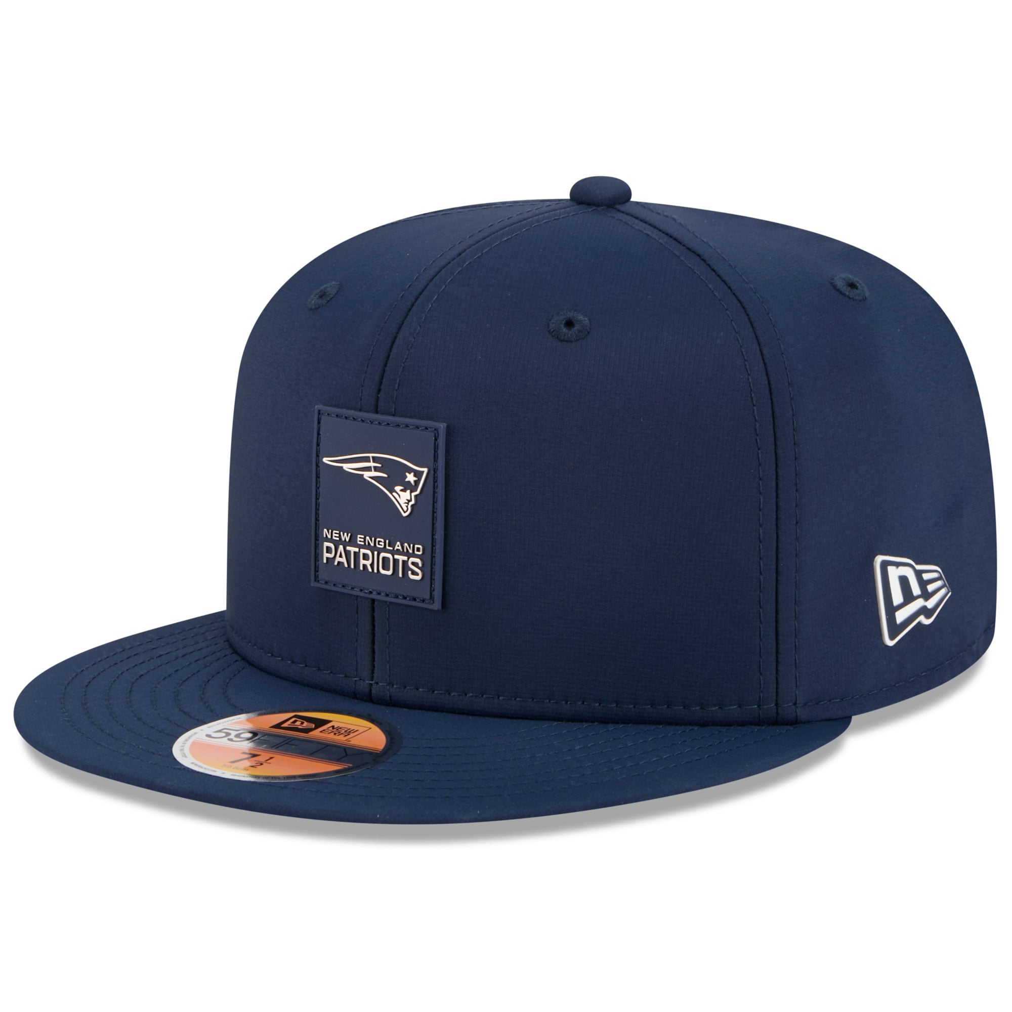 New England Patriots New Era 2025 Sideline 59FIFTY Fitted Hat - Navy