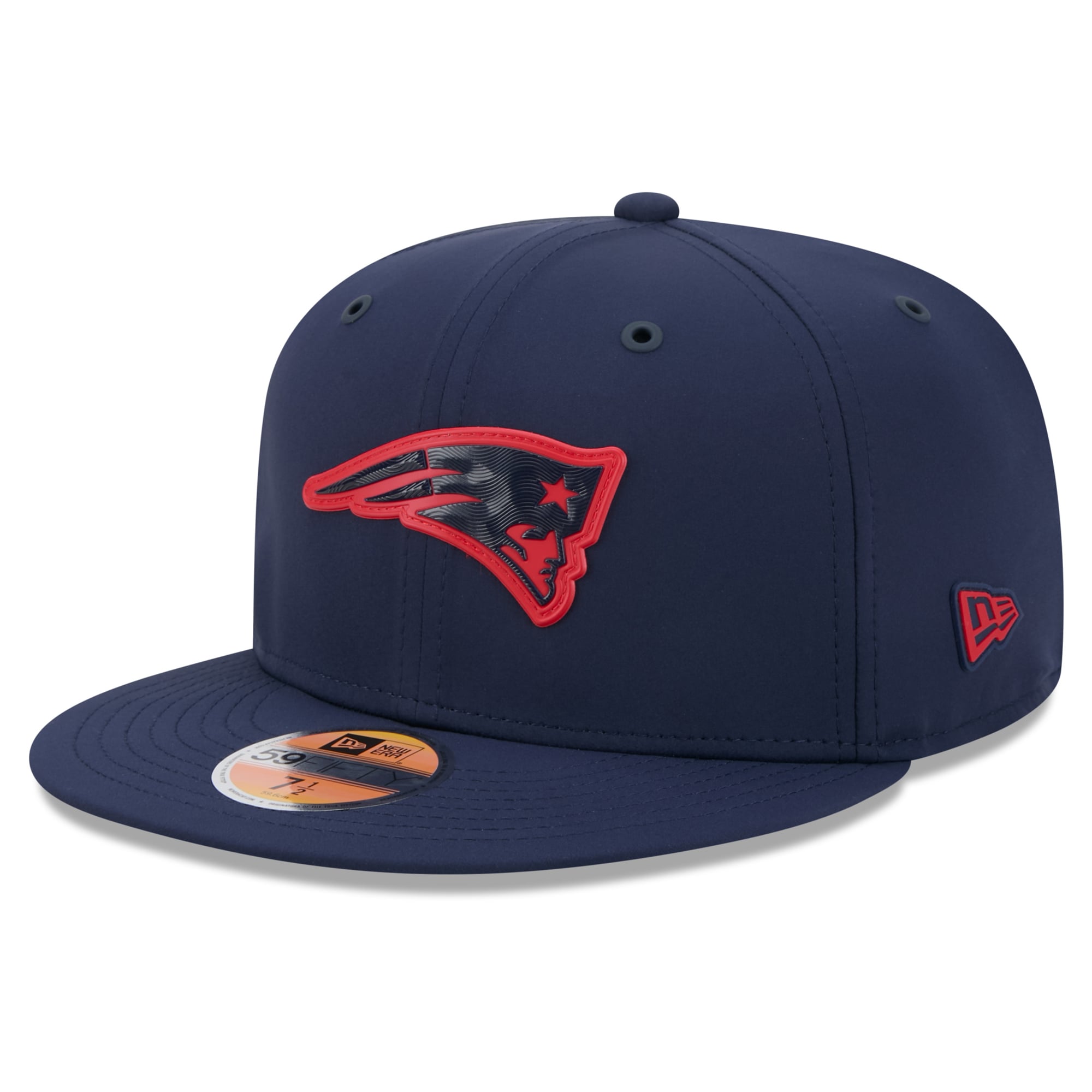 Men's New Era Navy England Patriots 2026 Sideline 59FIFTY Fitted Hat