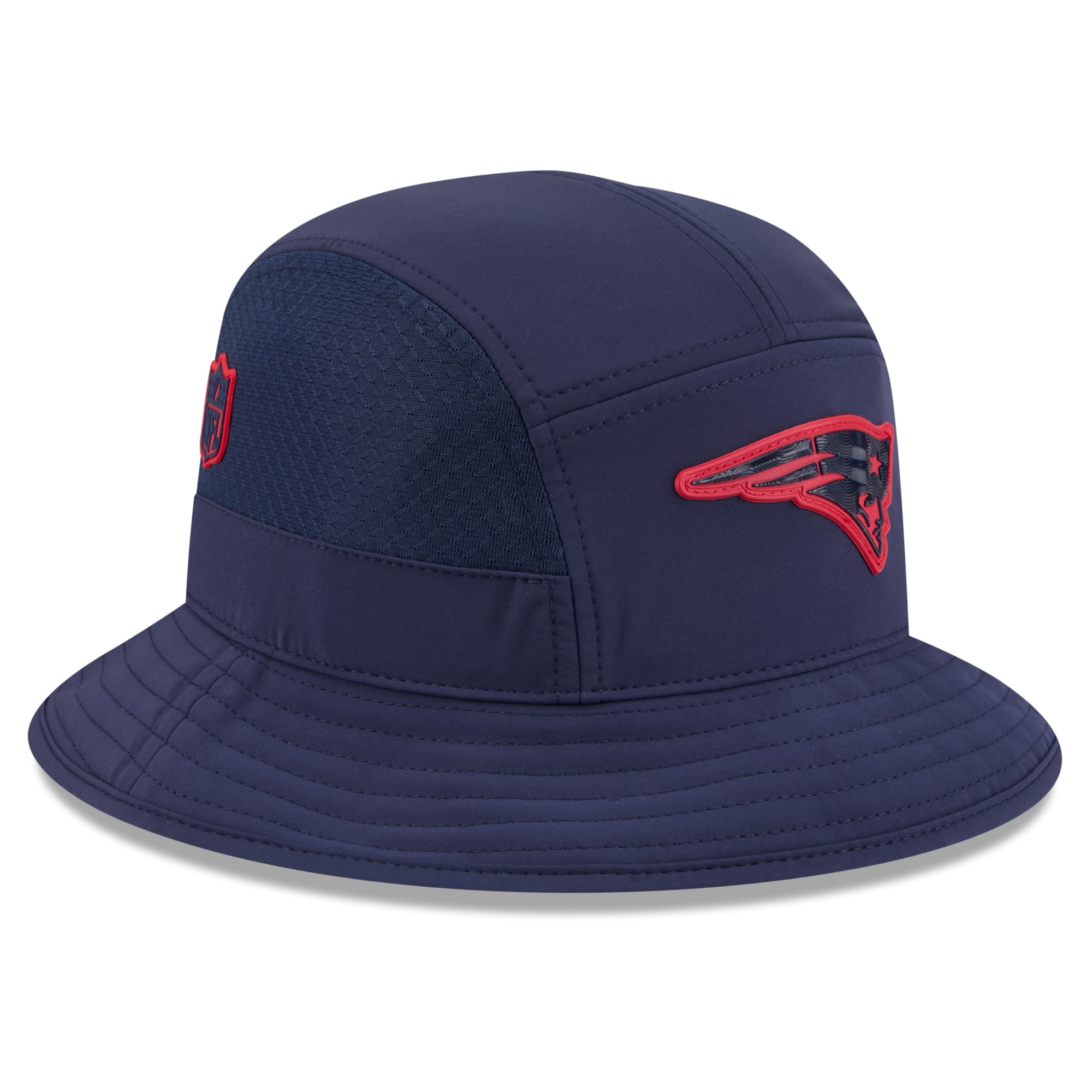 Men's New Era Navy New England Patriots 2026 Sideline Bucket Hat