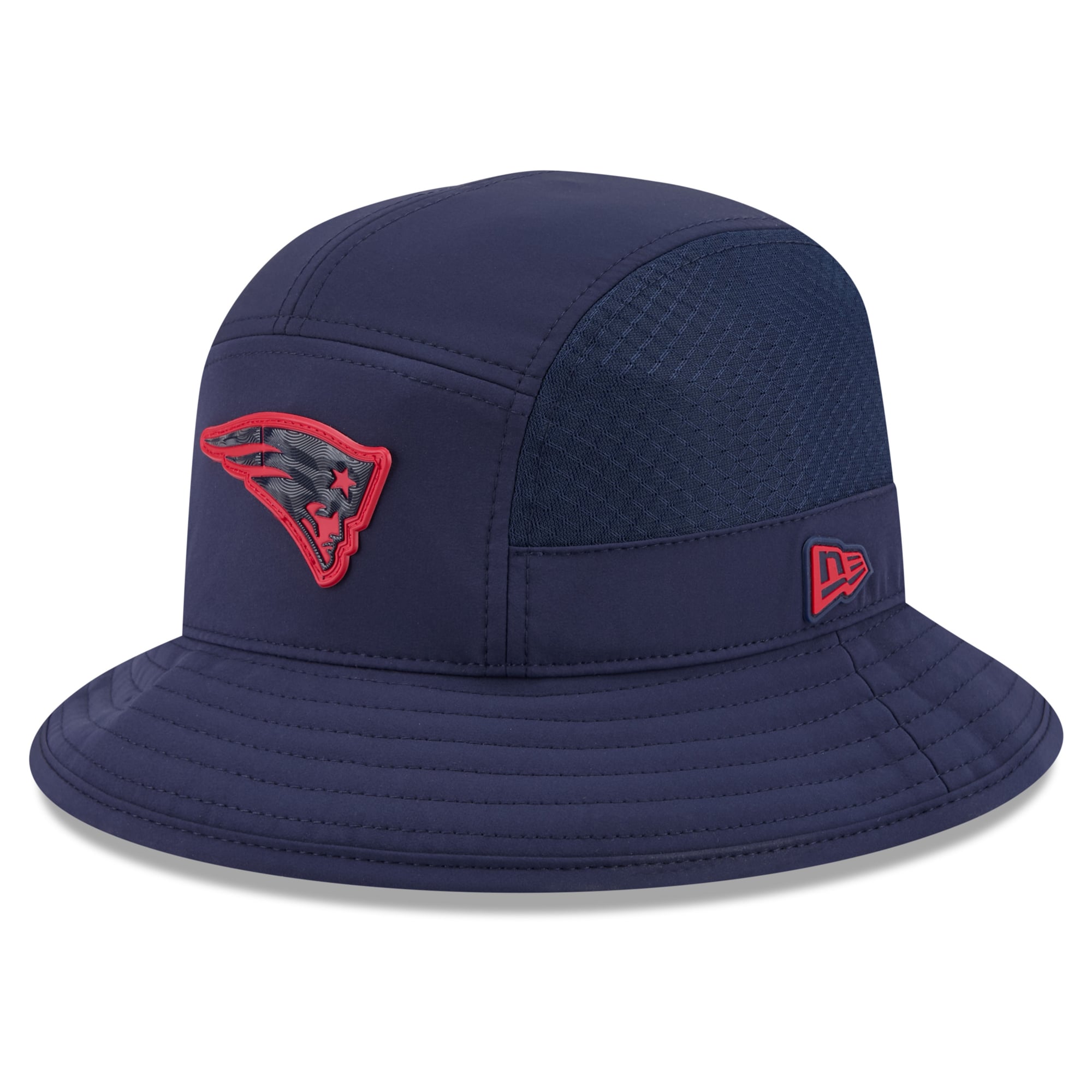 Men's New Era Navy New England Patriots 2026 Sideline Bucket Hat