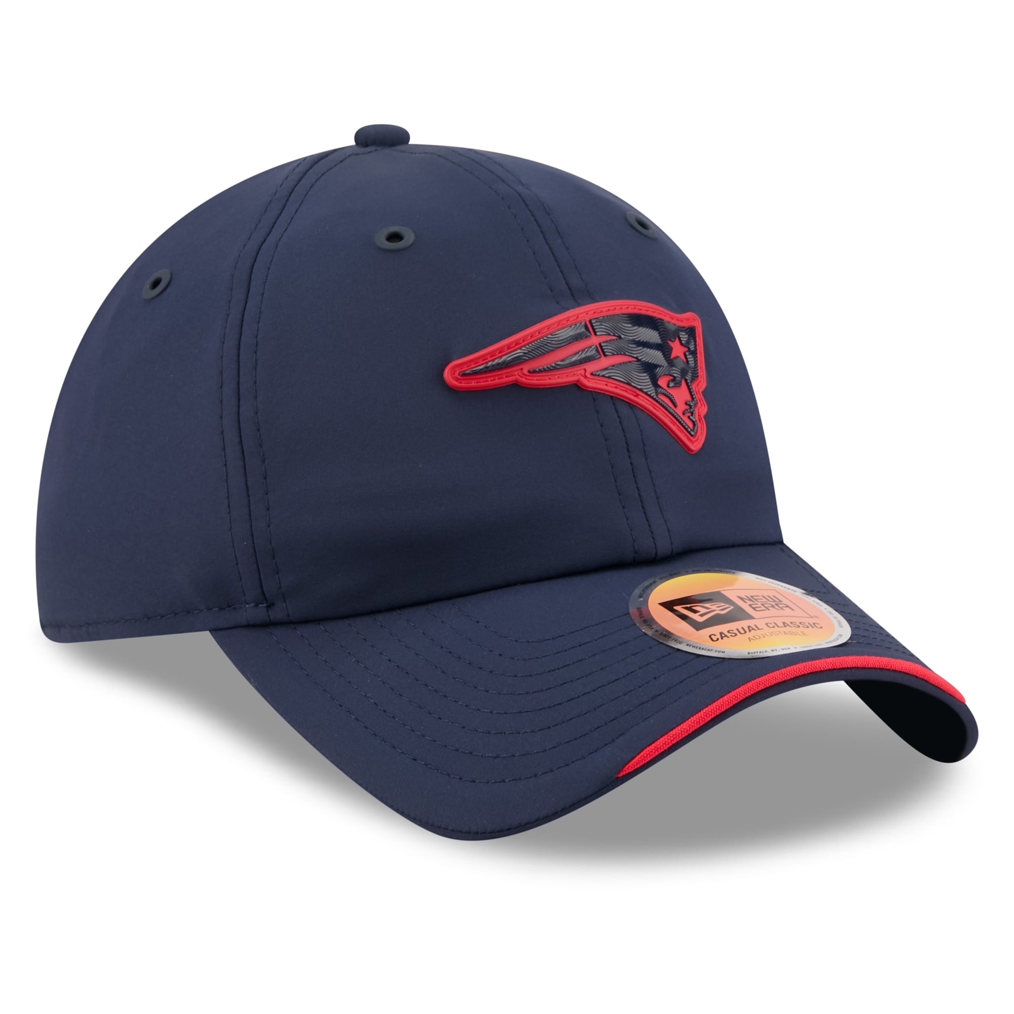 Men's New Era Navy New England Patriots 2026 Sideline Casual Classic Adjustable Hat
