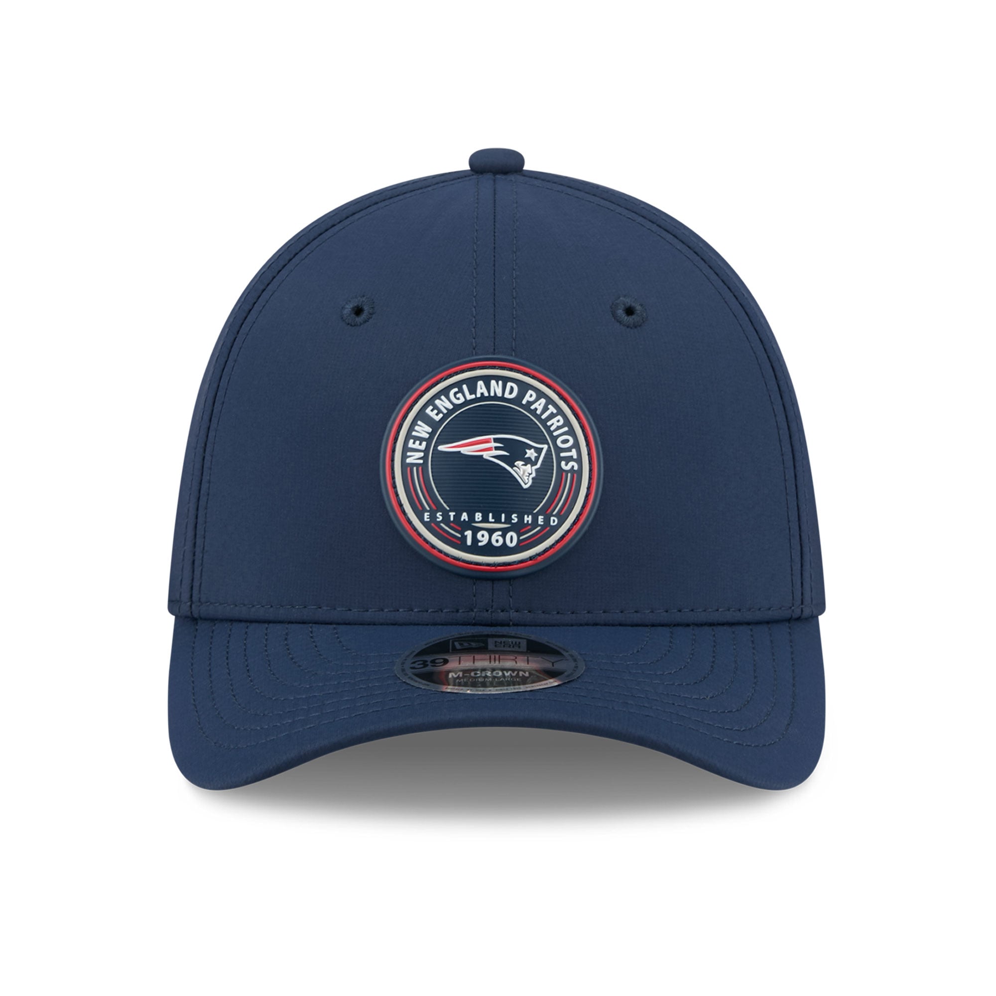 Casquette New Era Flex bleu marine England Patriots 39THIRTY M-Crown pour homme