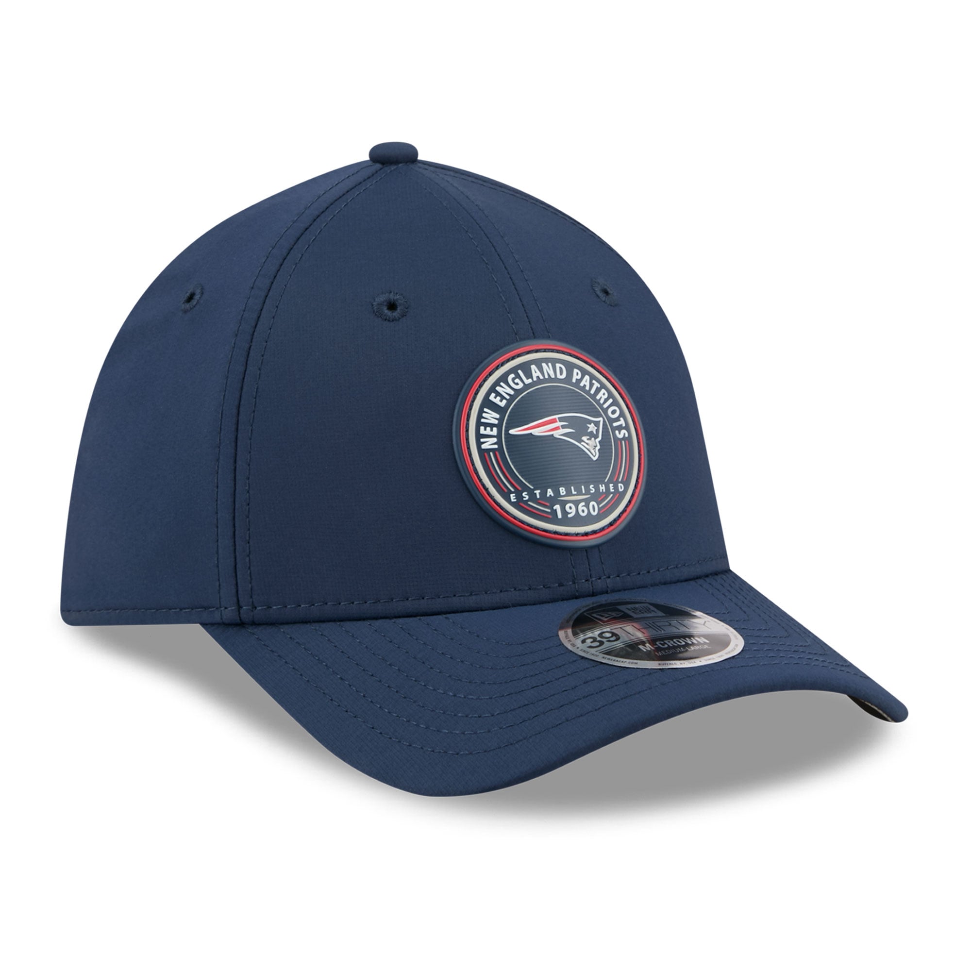 Casquette New Era Flex bleu marine England Patriots 39THIRTY M-Crown pour homme