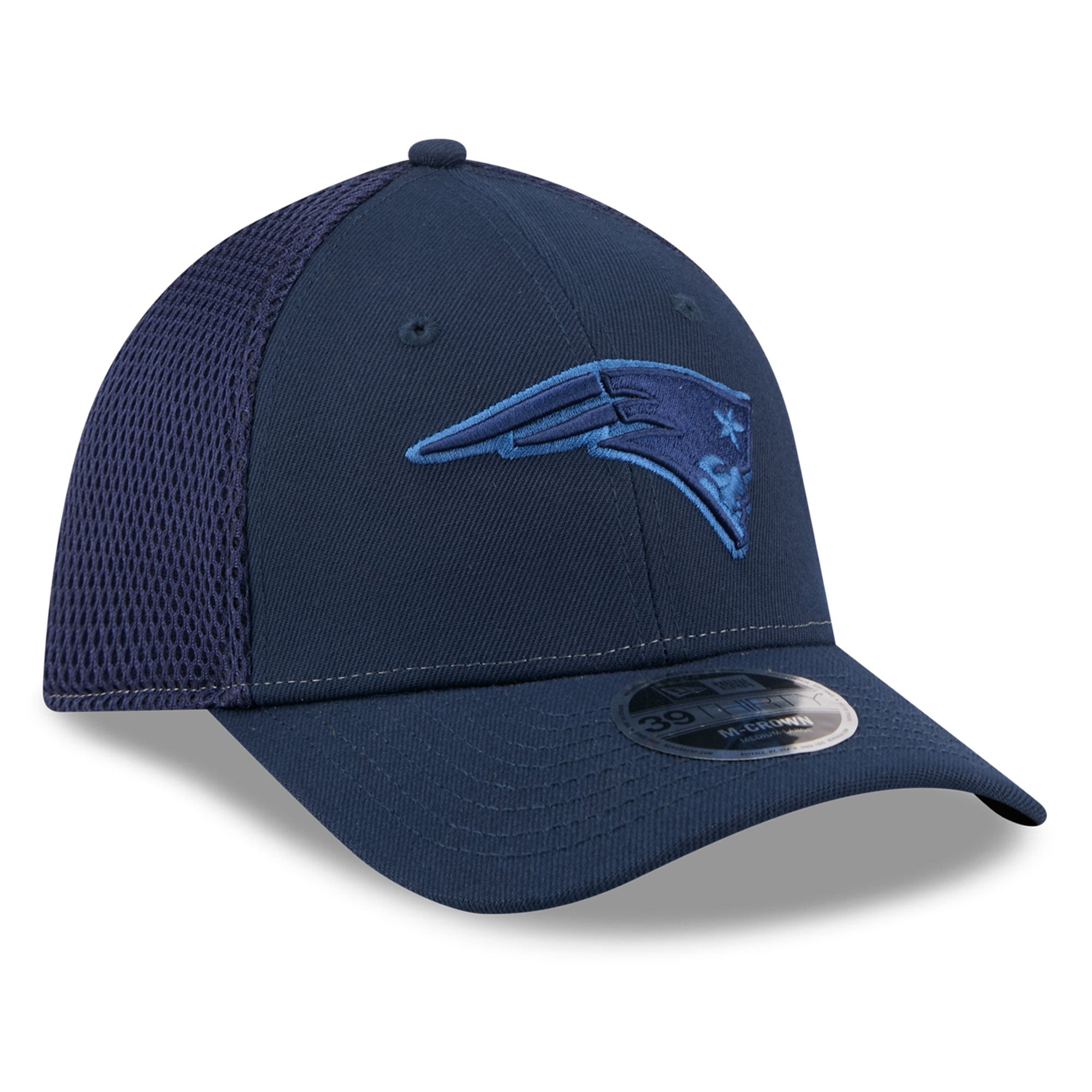 Casquette extensible New Era Neo Mesh 39THIRTY M-Crown, bleu marine, pour homme