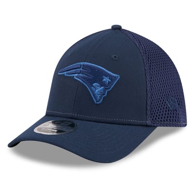 New England Patriots New Era Neo Mesh 39THIRTY M-Crown Stretch Hat - Navy