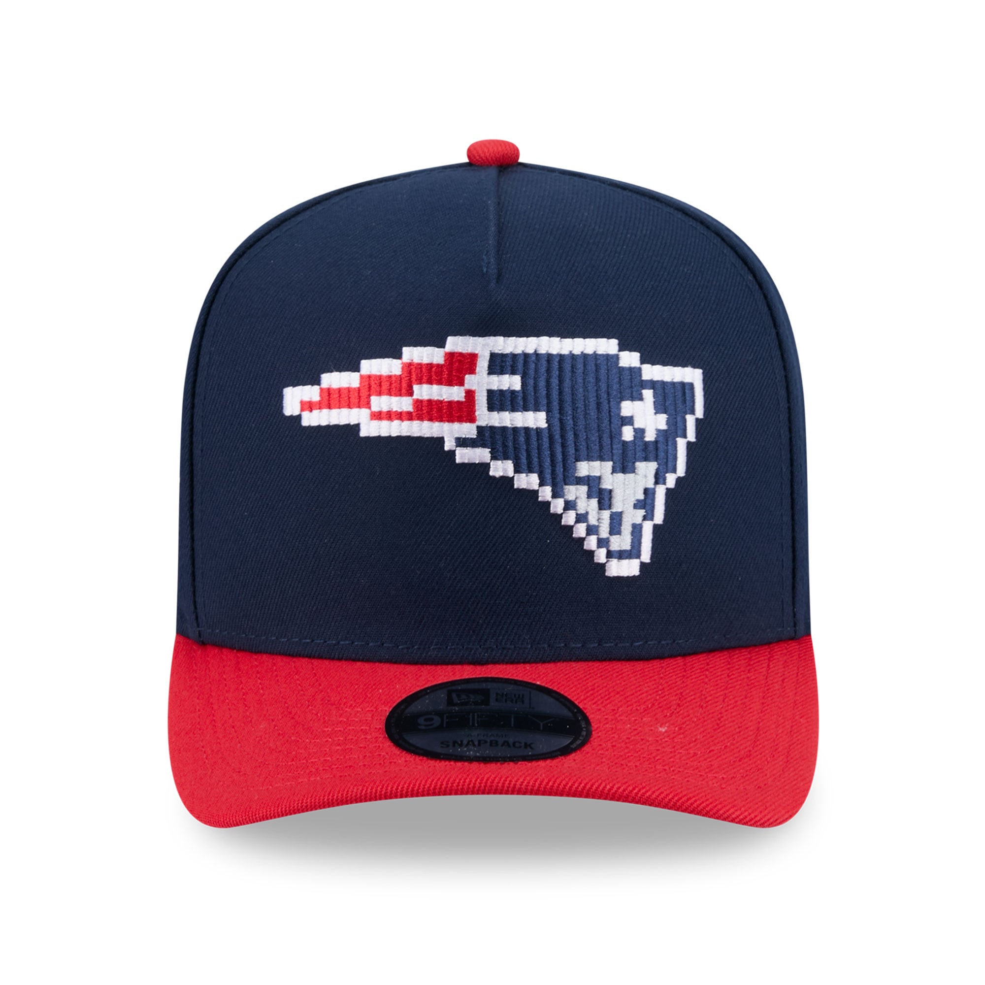 Casquette snapback New Era 9FIFTY Pixel A-Frame bleu marine pour homme