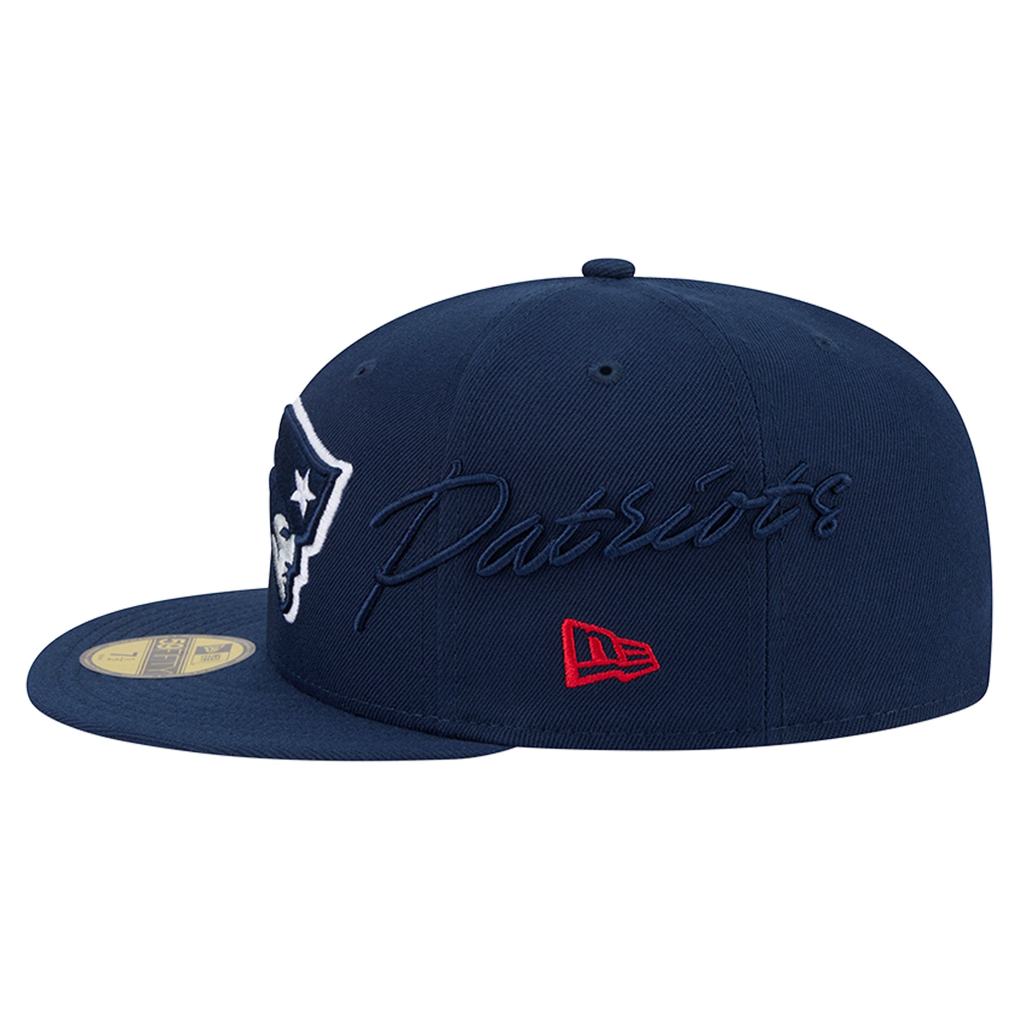Casquette ajustée New Era 59FIFTY bleu marine pour homme, logo England Patriots.
